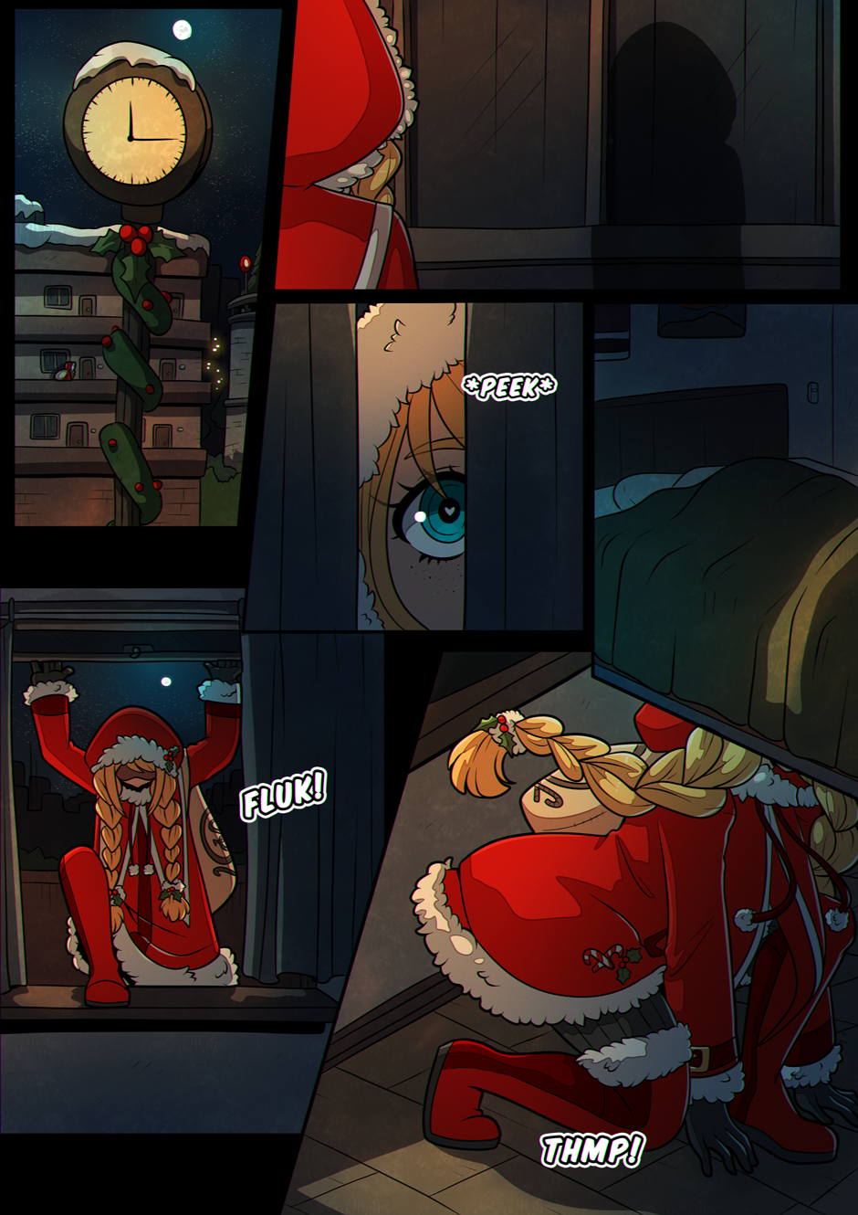 A Holly Holidays porn comic picture 3