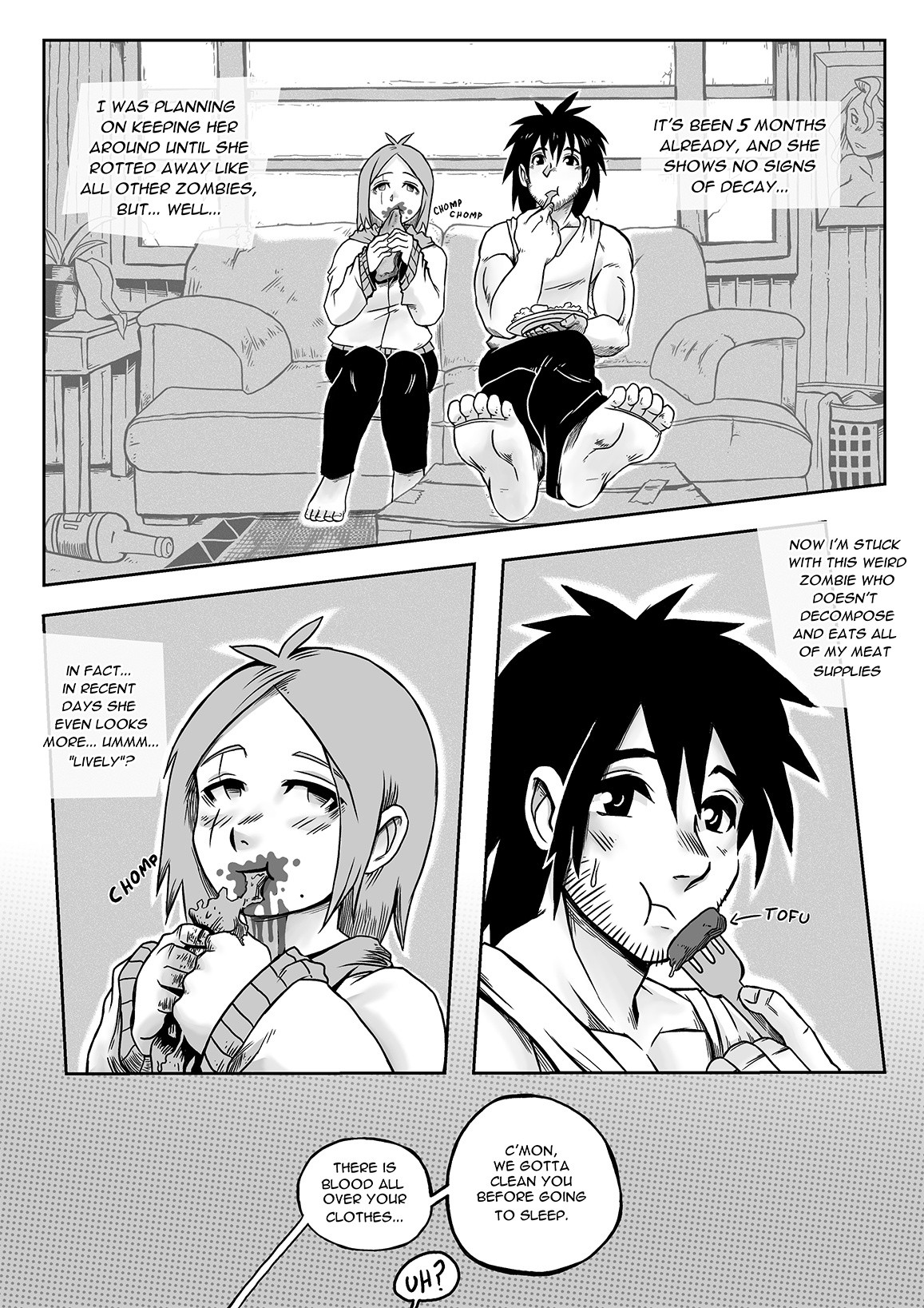 A Zombie Fell for Me porn comic picture 5