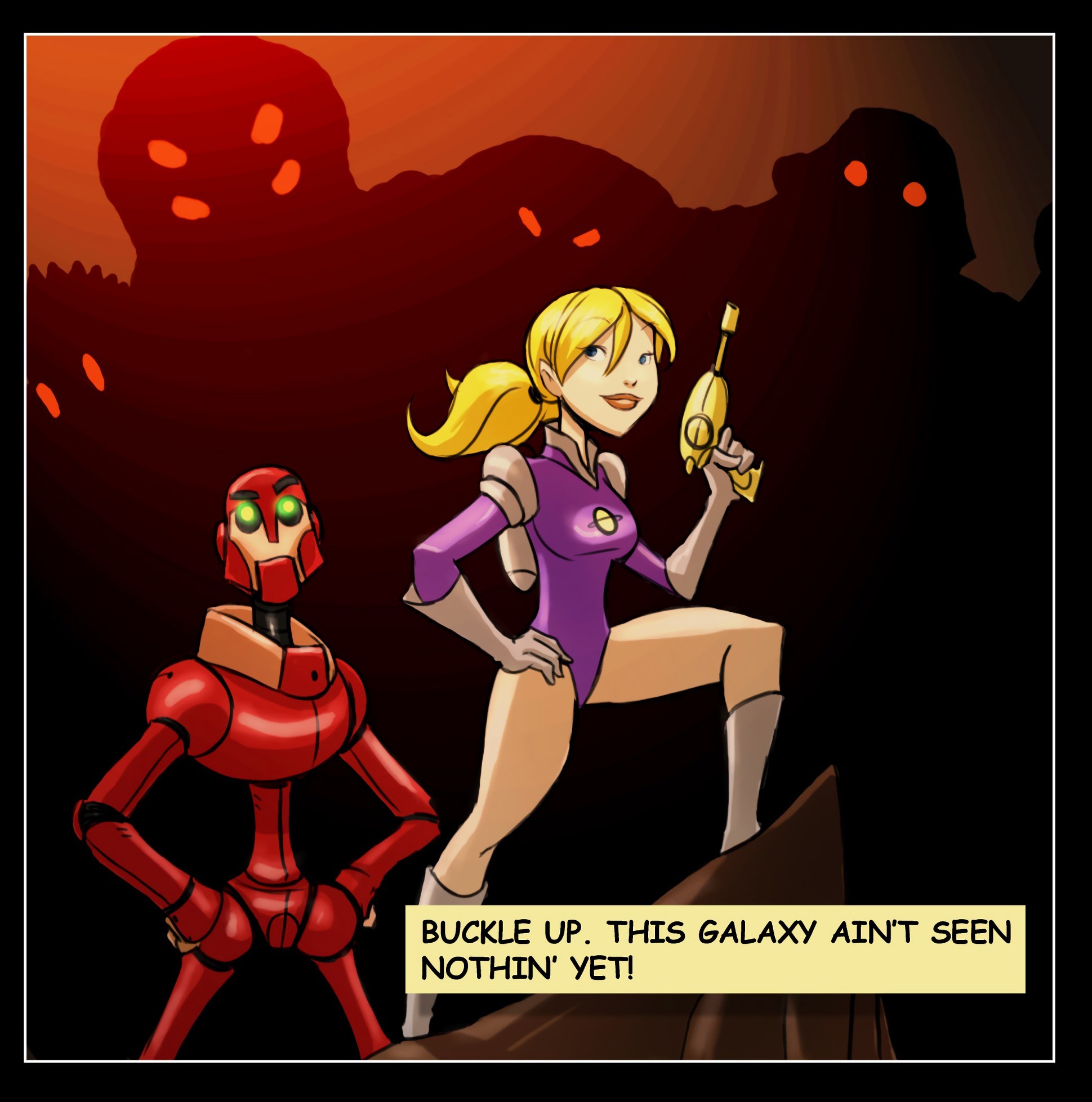 Adventures in the Lost Galaxy porn comic picture 25