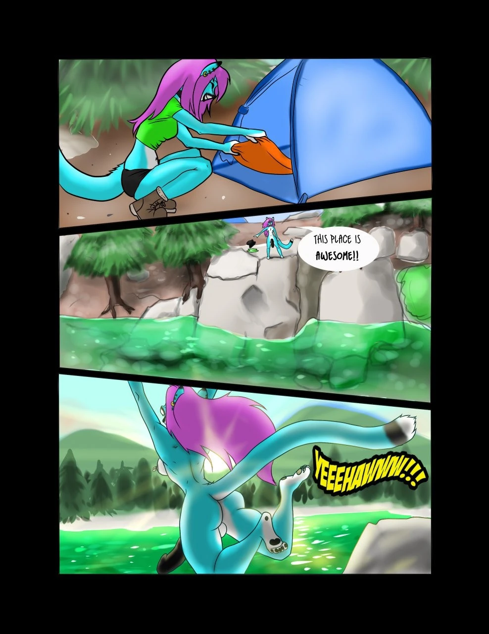 Bare Attack! porn comic picture 3
