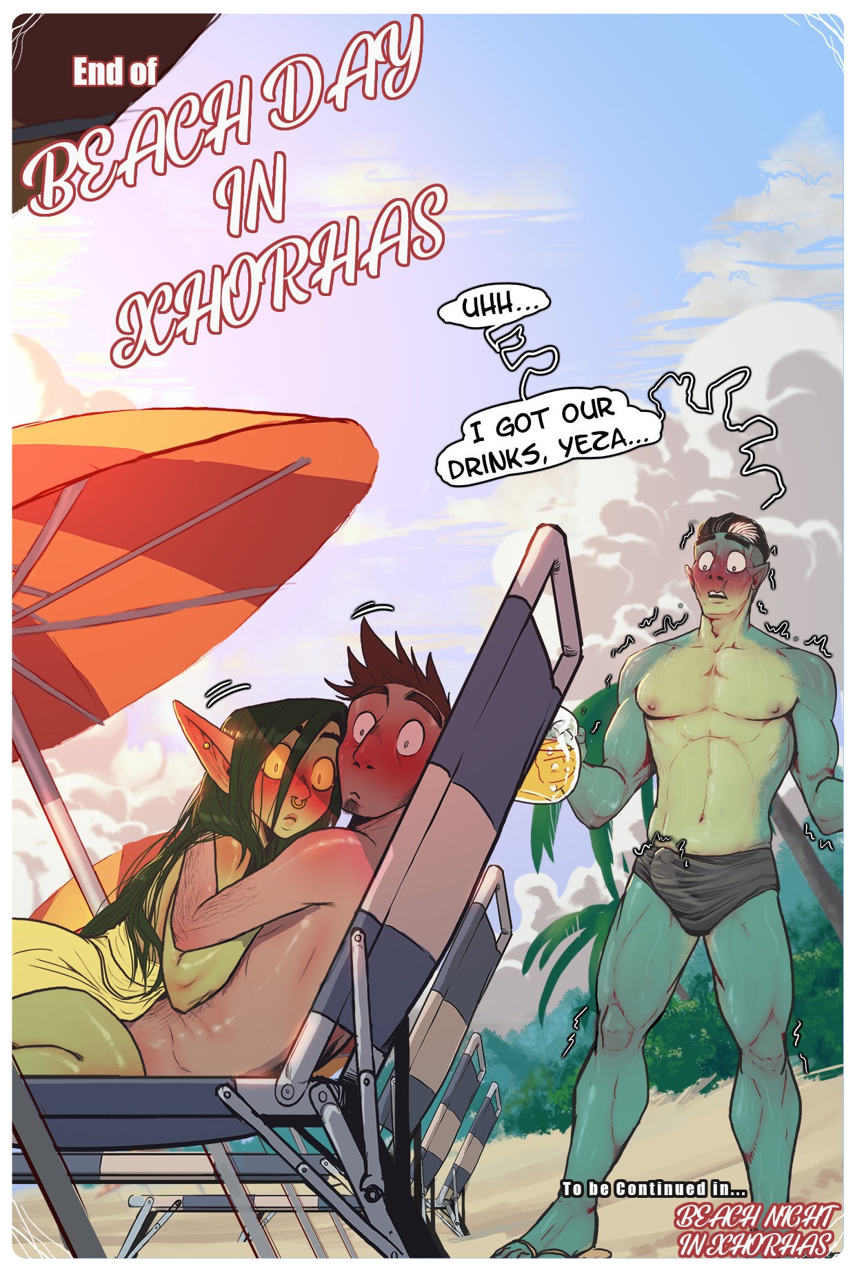 Beach Day in Xhorhas porn comic picture 31