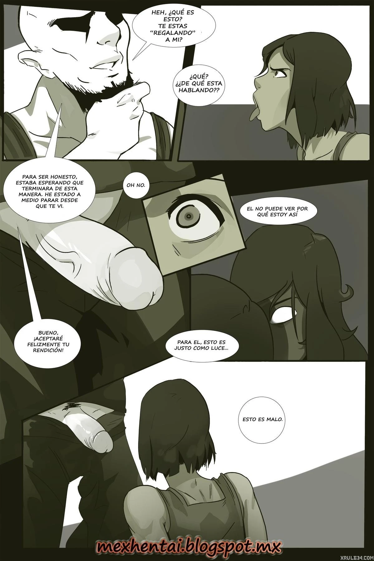 Caged with a Ghost porn comic picture 10