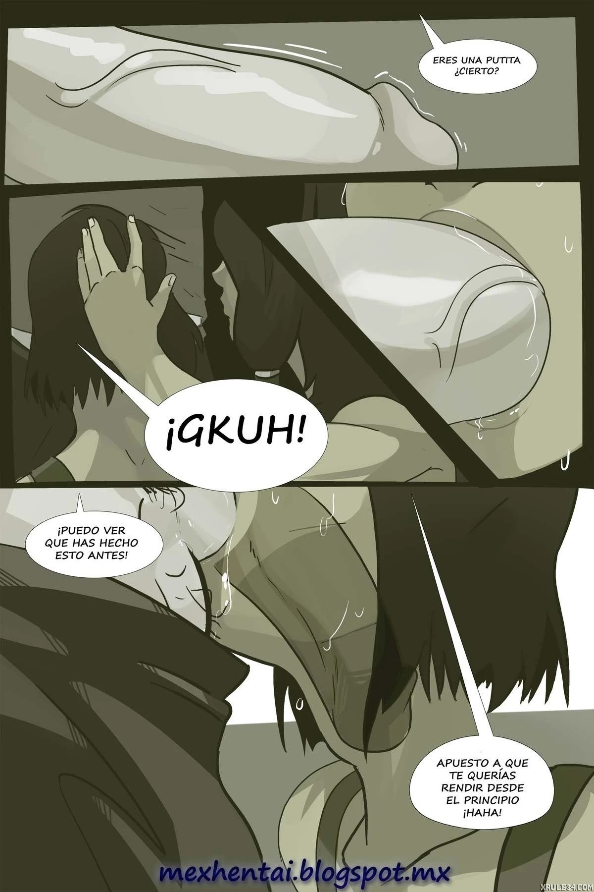 Caged with a Ghost porn comic picture 11