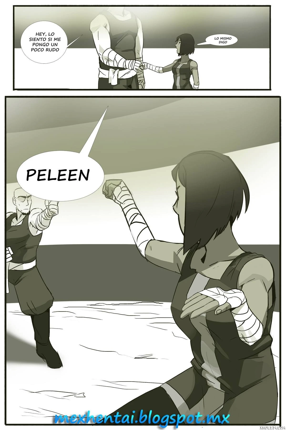 Caged with a Ghost porn comic picture 6