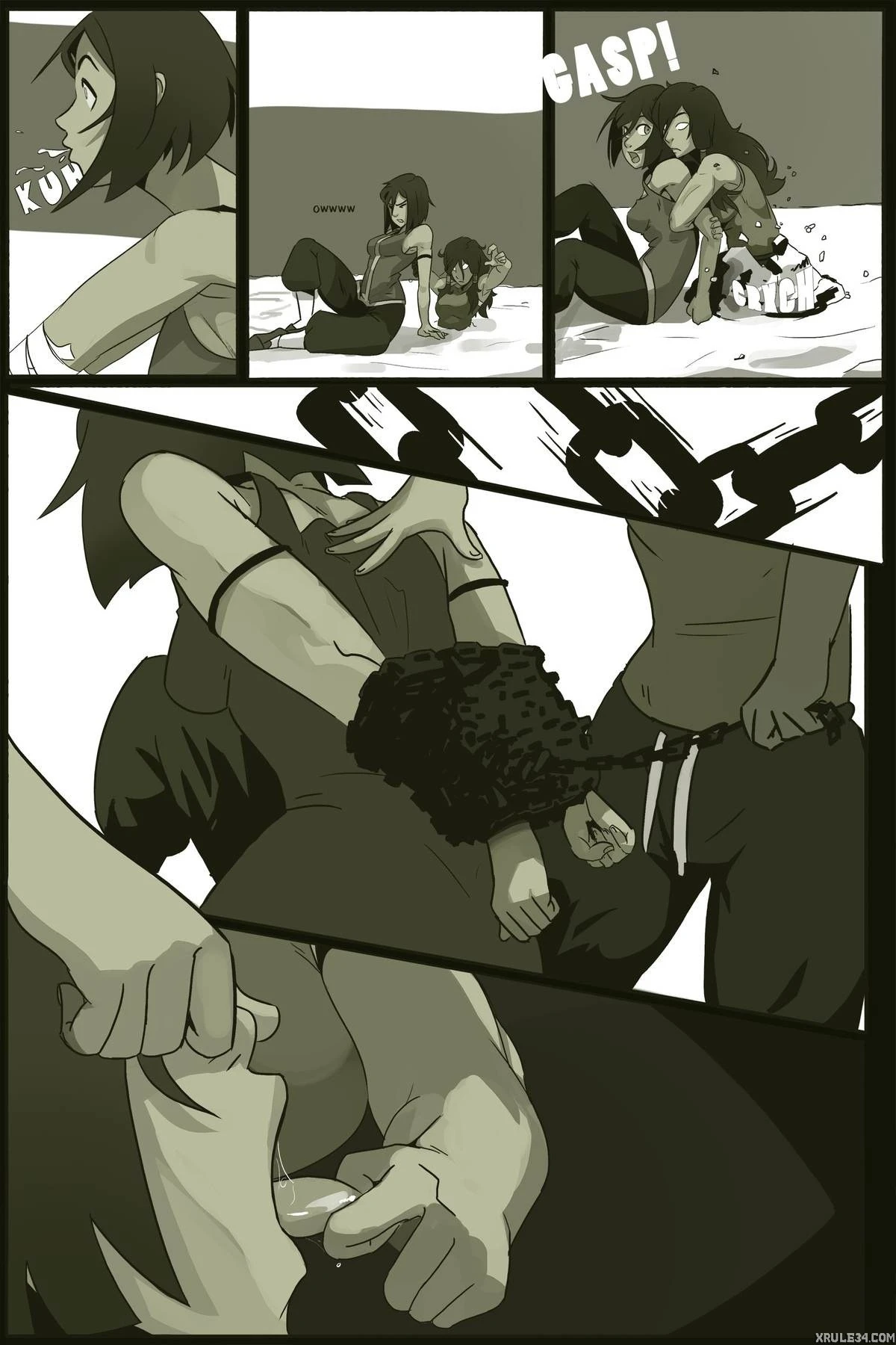 Caged with a Ghost porn comic picture 9