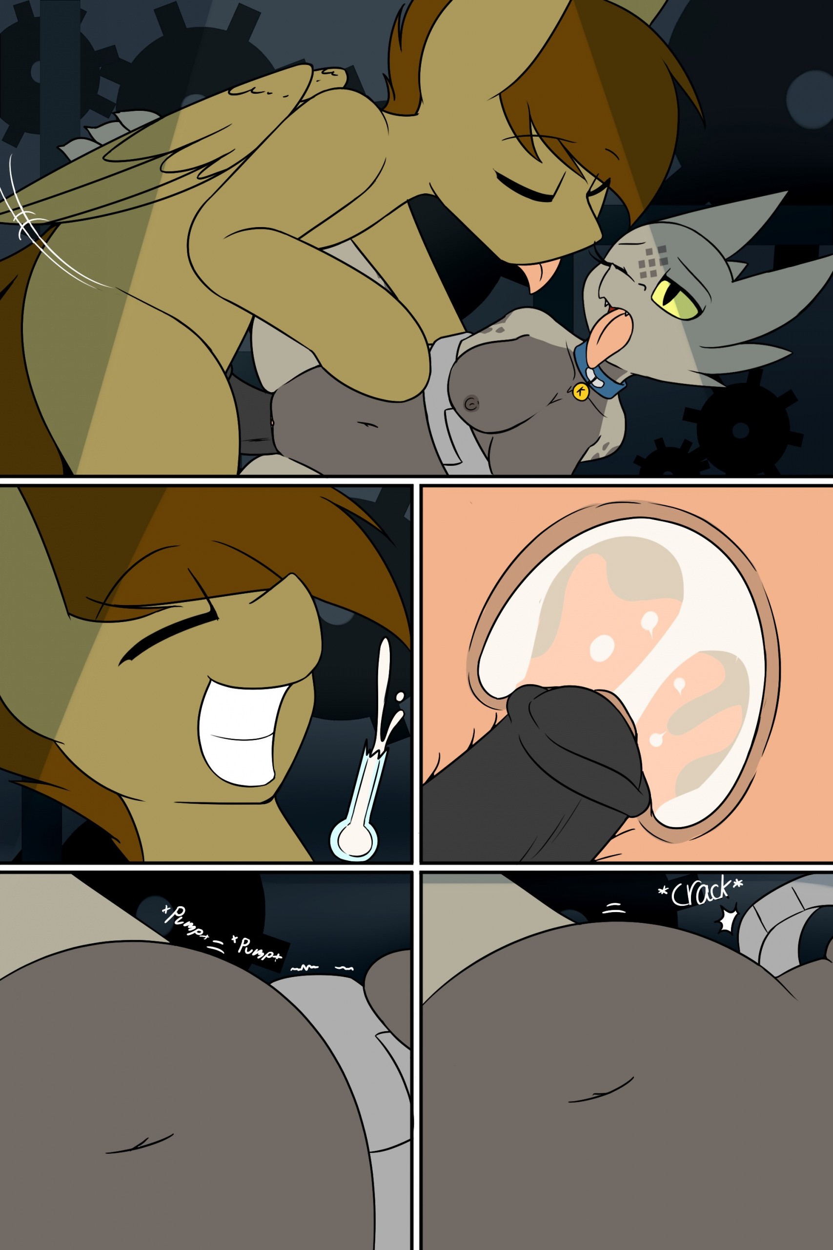 Lizard Girl and Pony porn comic picture 3