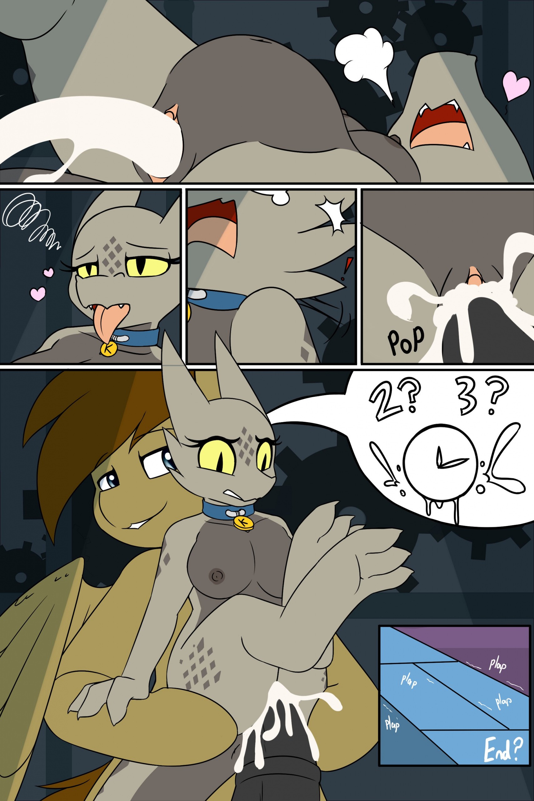 Lizard Girl and Pony porn comic picture 4