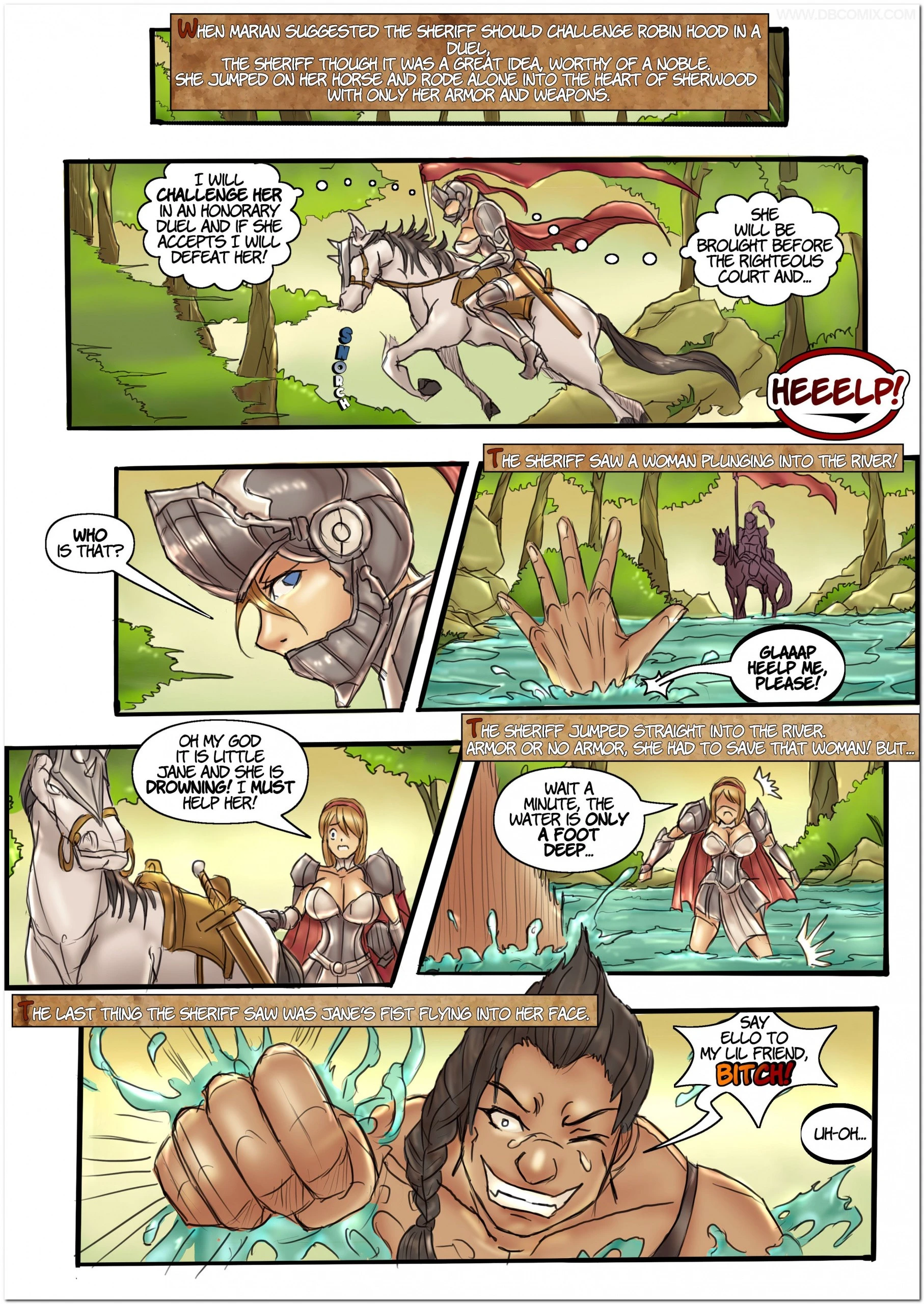 Robin Hood the Queen of Thieves 1 porn comic picture 10