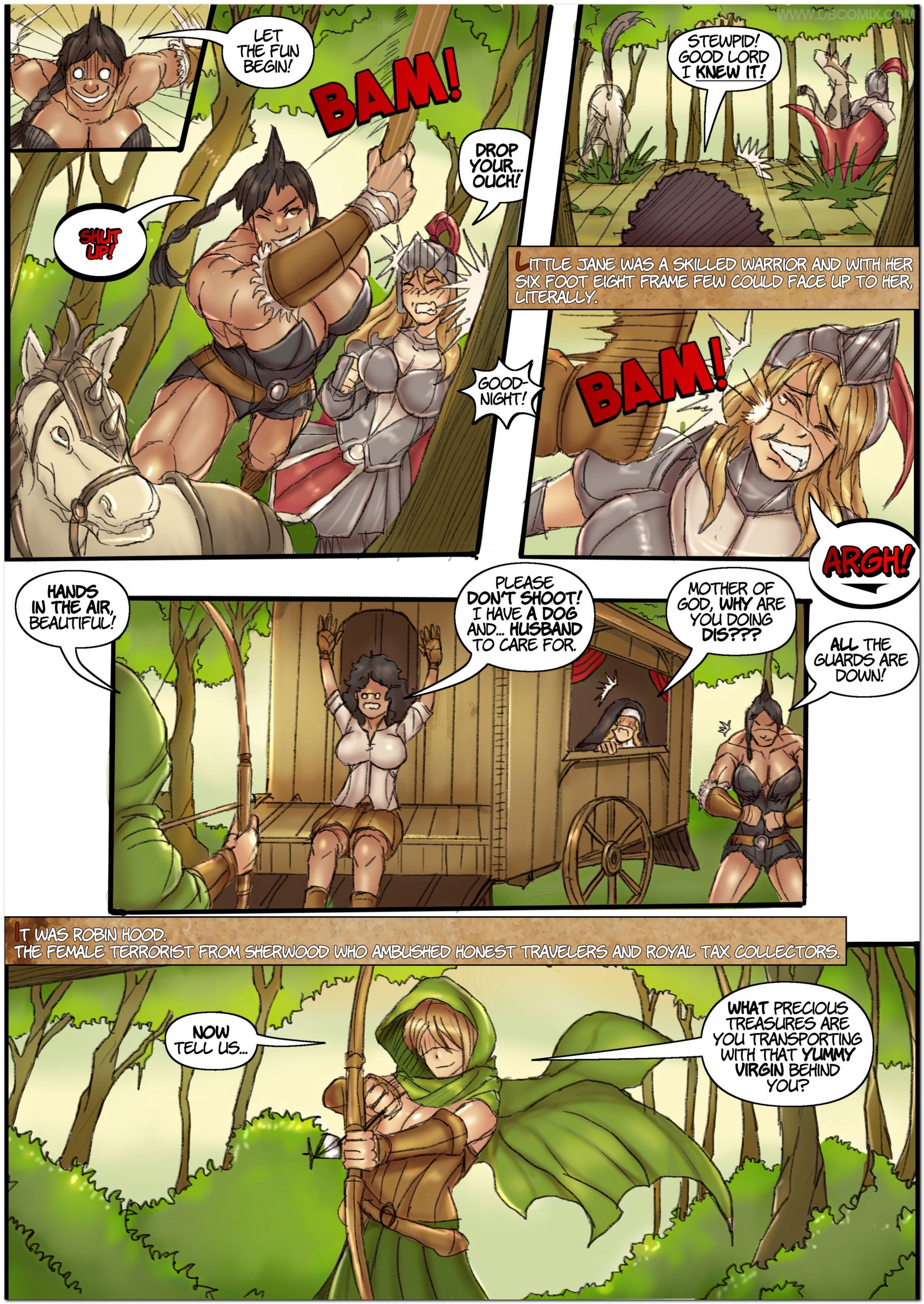 Robin Hood the Queen of Thieves 1 porn comic picture 3