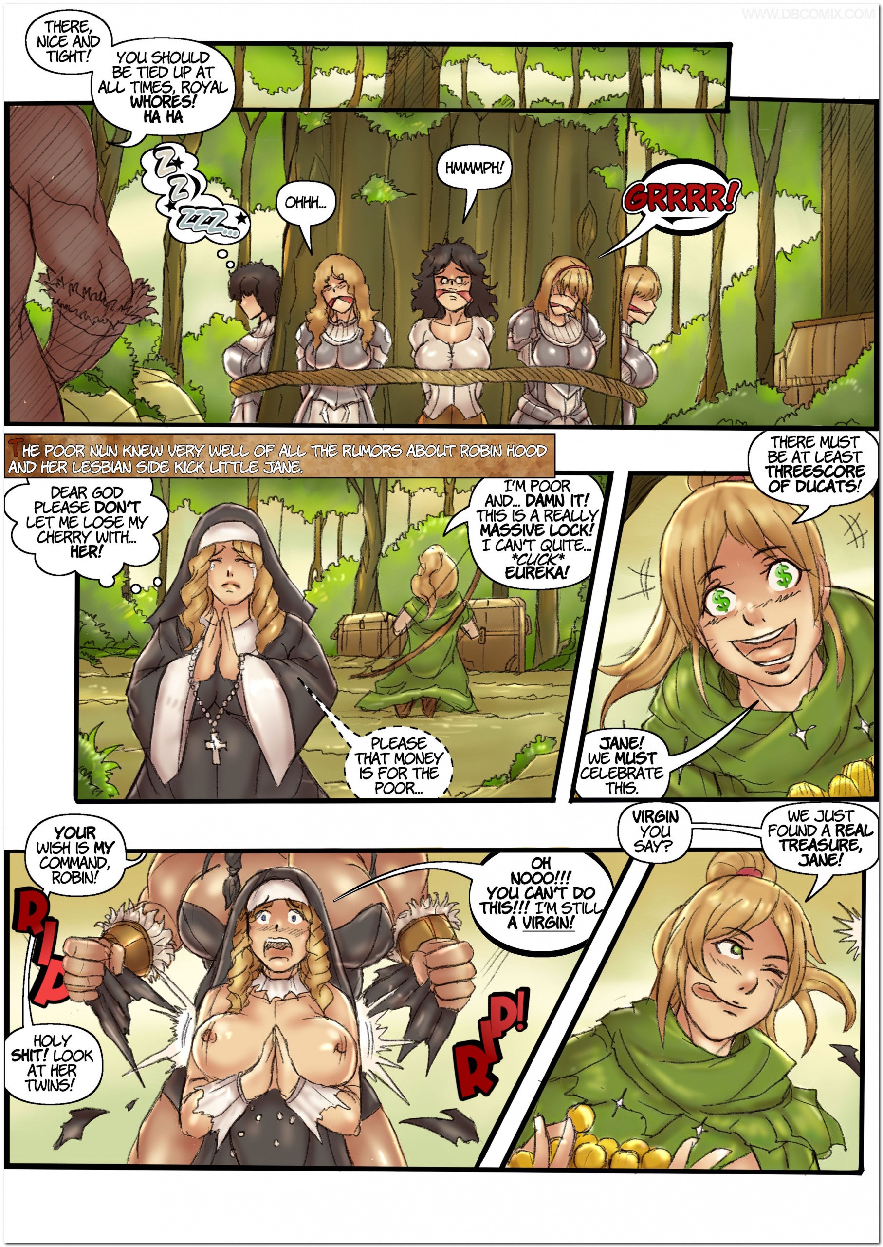 Robin Hood the Queen of Thieves 1 porn comic picture 4