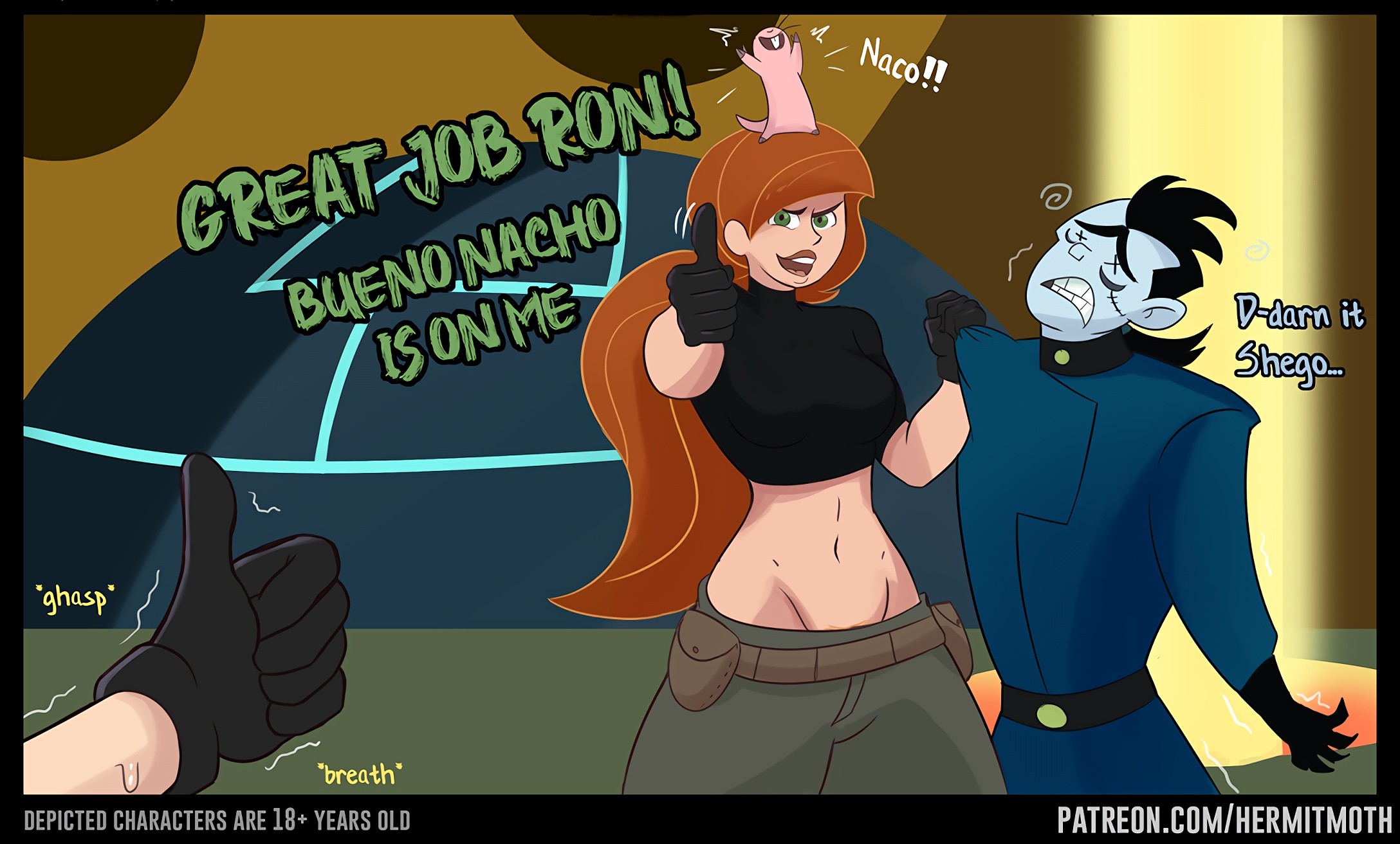 Shego's Distraction porn comic picture 5