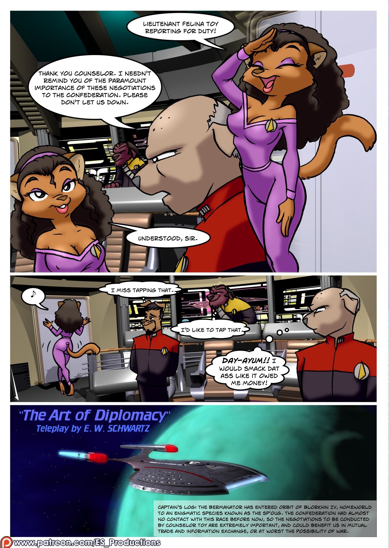 Stellar Voyages: The Art of Diplomacy porn comic picture 2
