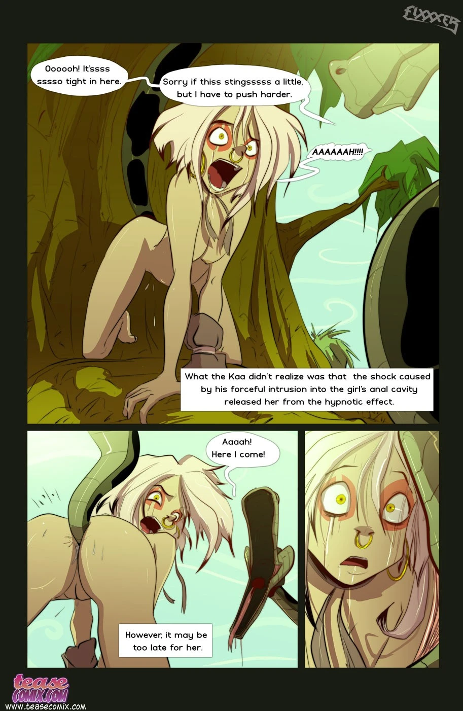 The Snake and The Girl 1 porn comic picture 15