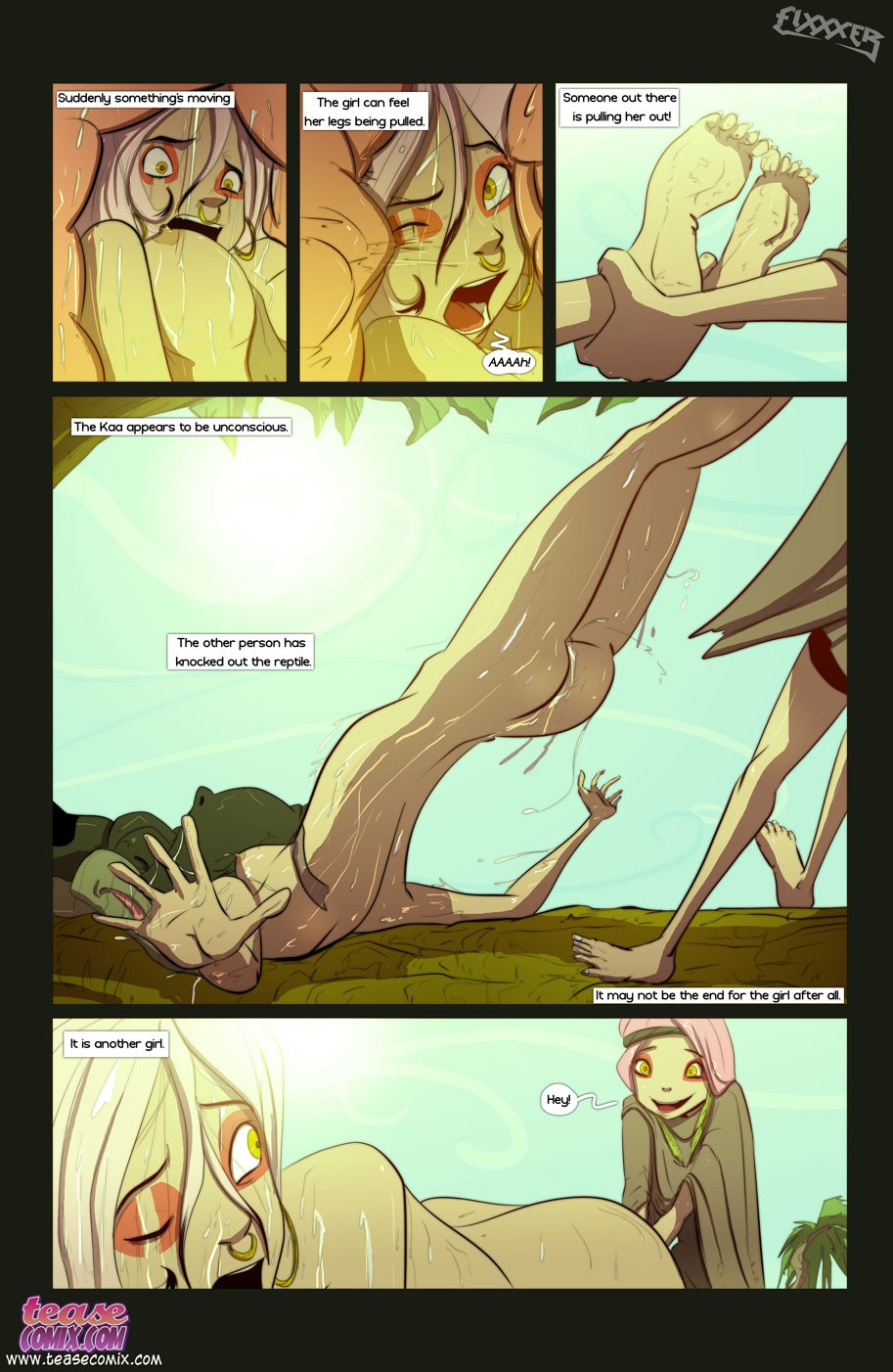 The Snake and The Girl 1 porn comic picture 22