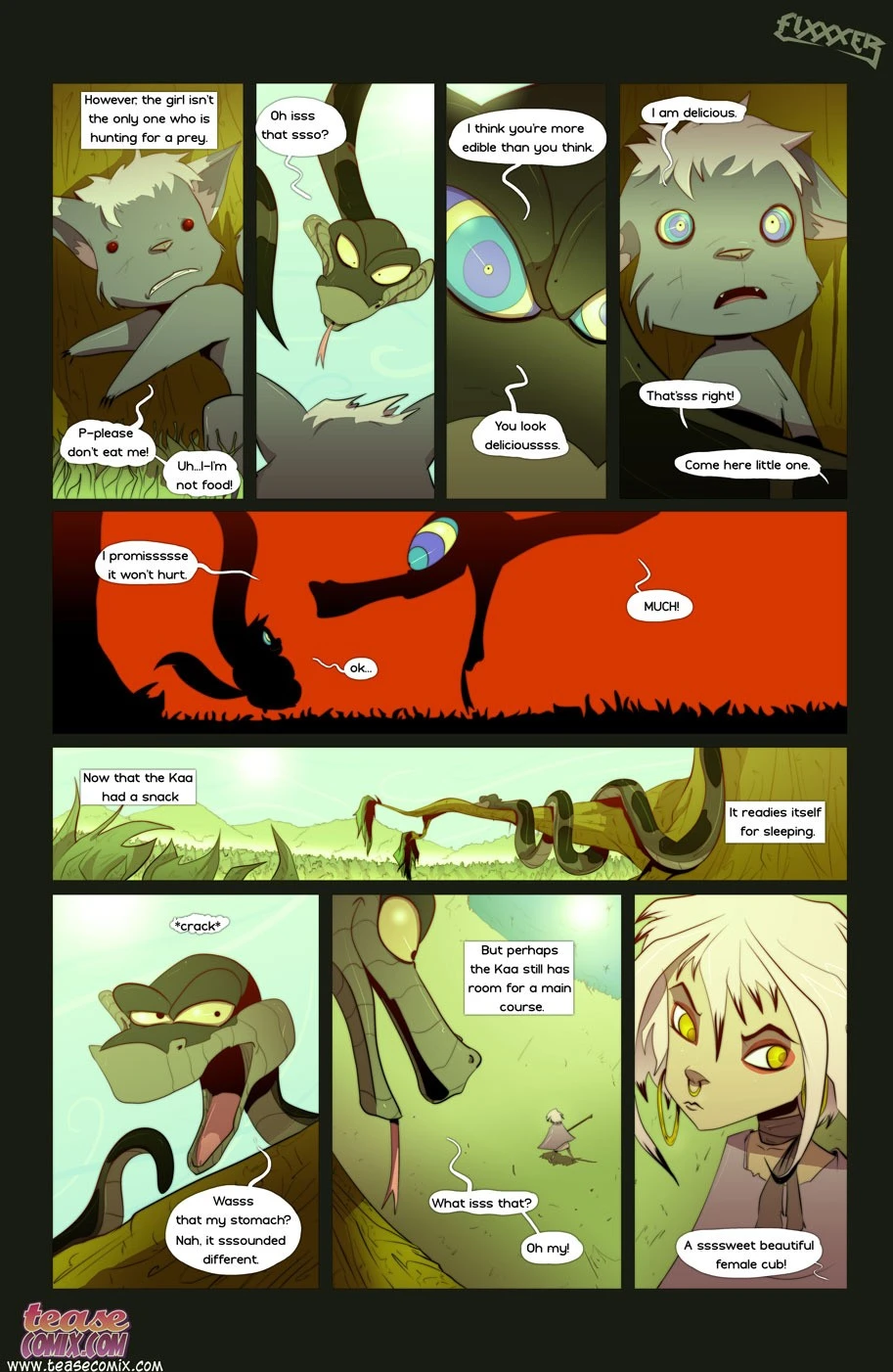 The Snake and The Girl 1 porn comic picture 3