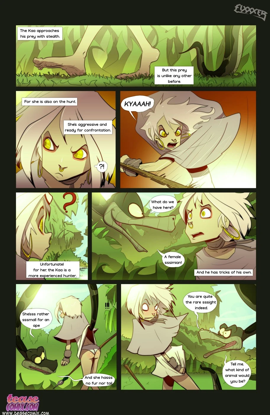 The Snake and The Girl 1 porn comic picture 4