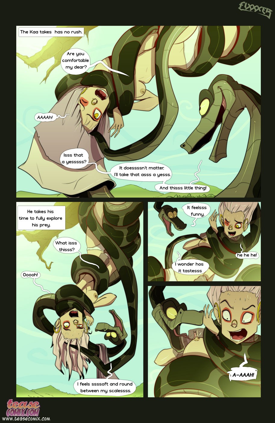 The Snake and The Girl 1 porn comic picture 6
