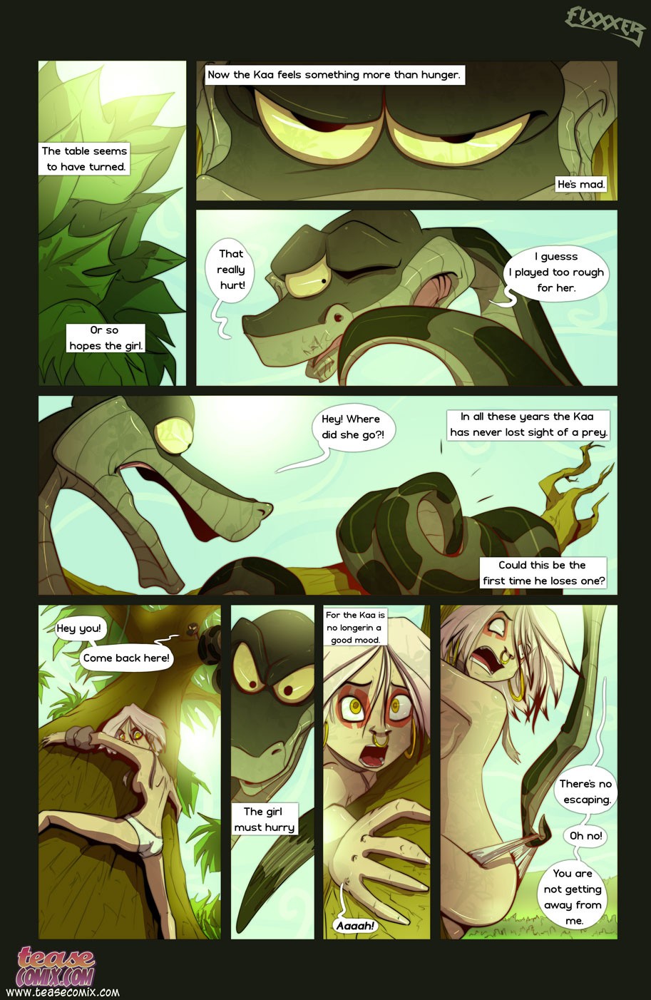 The Snake and The Girl 1 porn comic picture 8