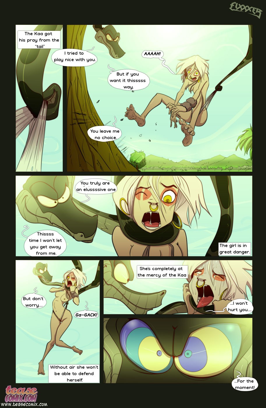 The Snake and The Girl 1 porn comic picture 9