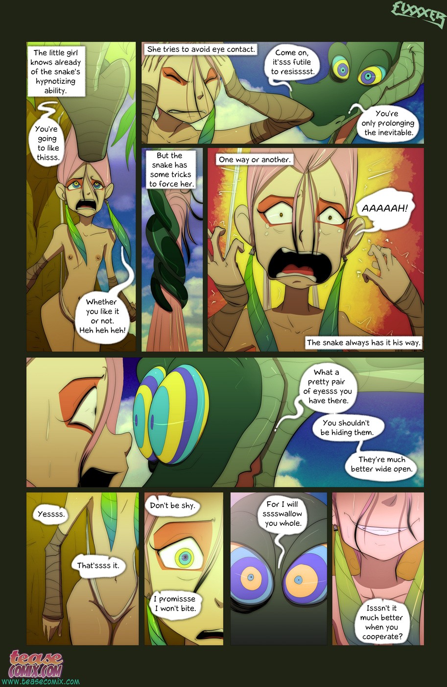 The Snake and The Girl 2 porn comic picture 14