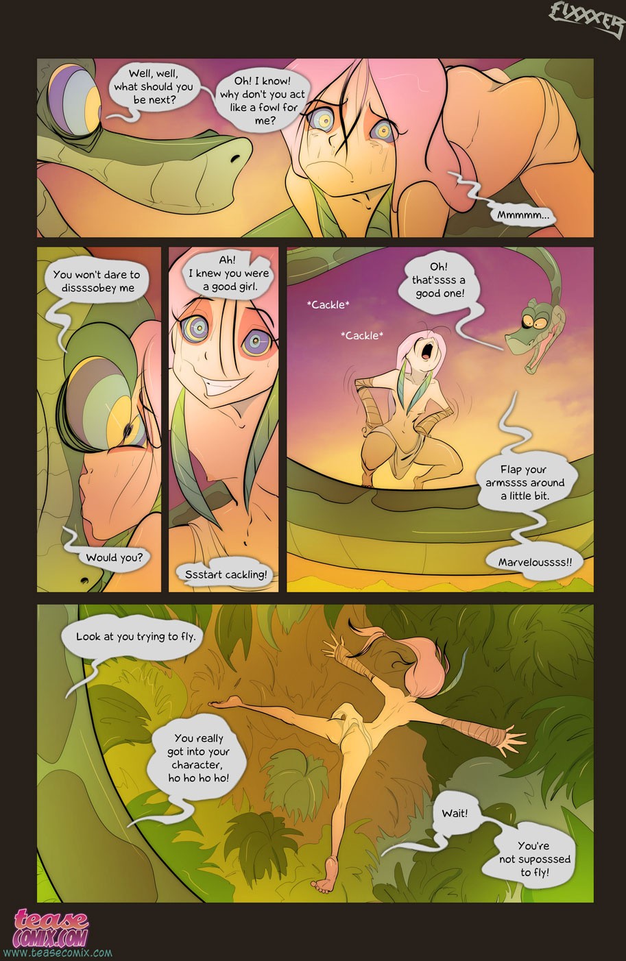 The Snake and The Girl 2 porn comic picture 18
