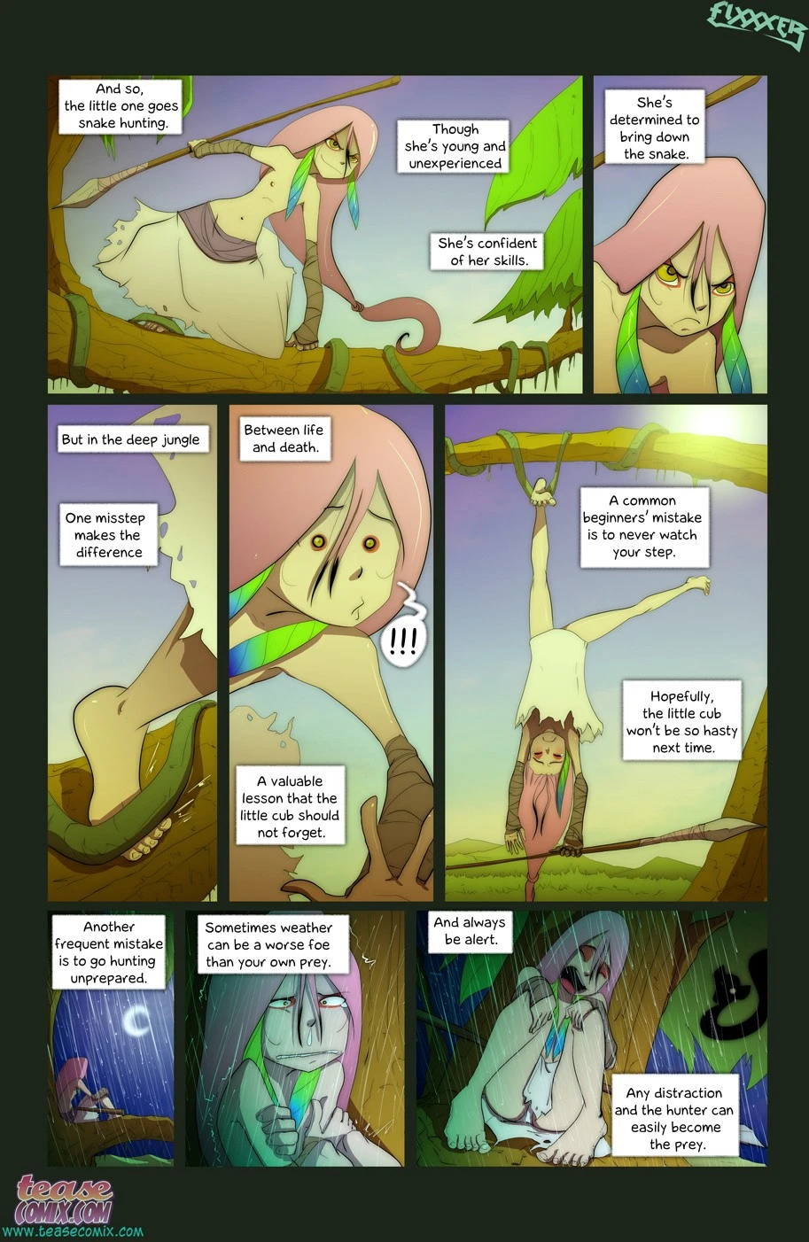 The Snake and The Girl 2 porn comic picture 4