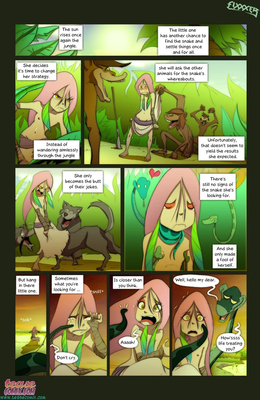 The Snake and The Girl 2 porn comic picture 5