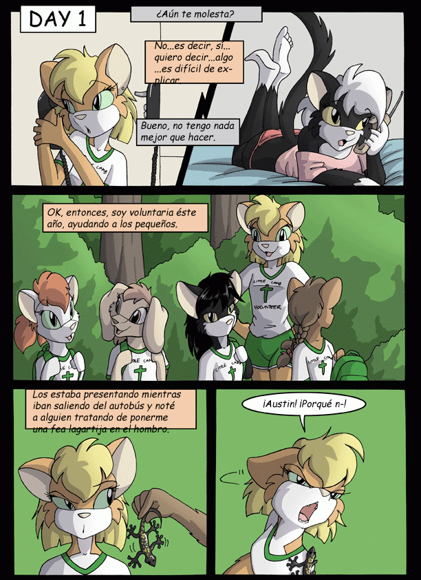 Amy's Little Lamb Summer Camp Adventure porn comic picture 3