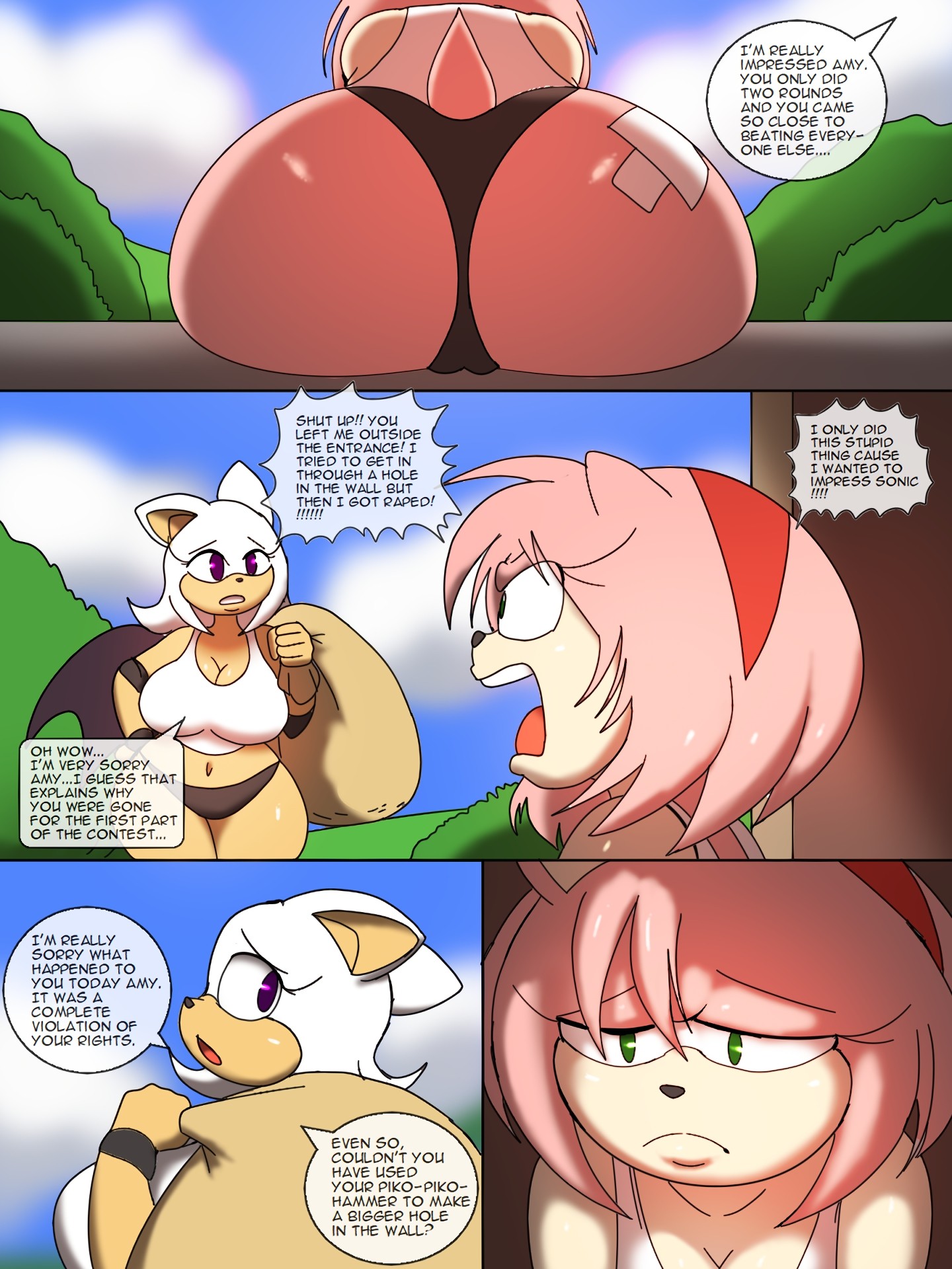 Amy's Peachy Butt porn comic picture 17