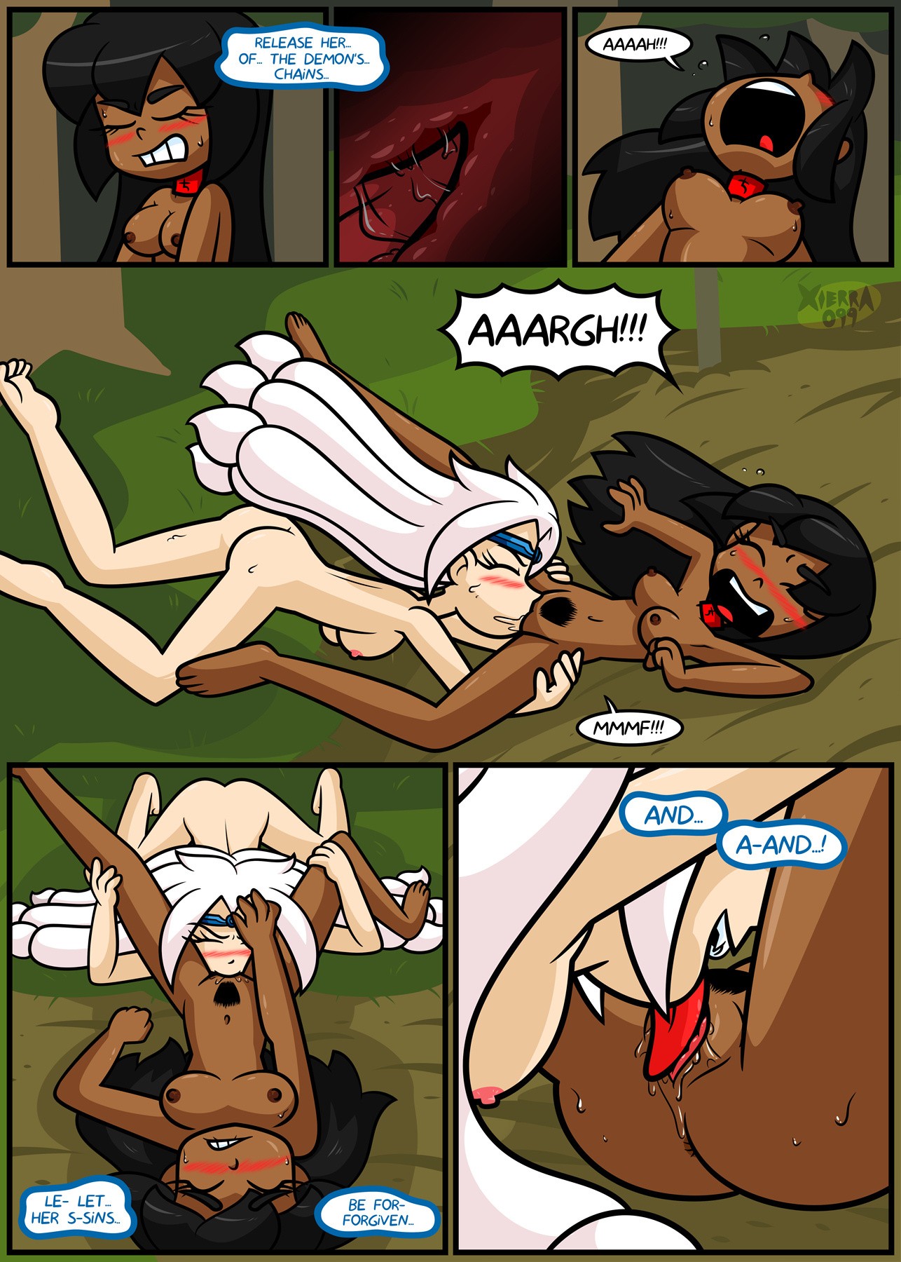 Bright Darkness - The Priestess And The Witch porn comic picture 12