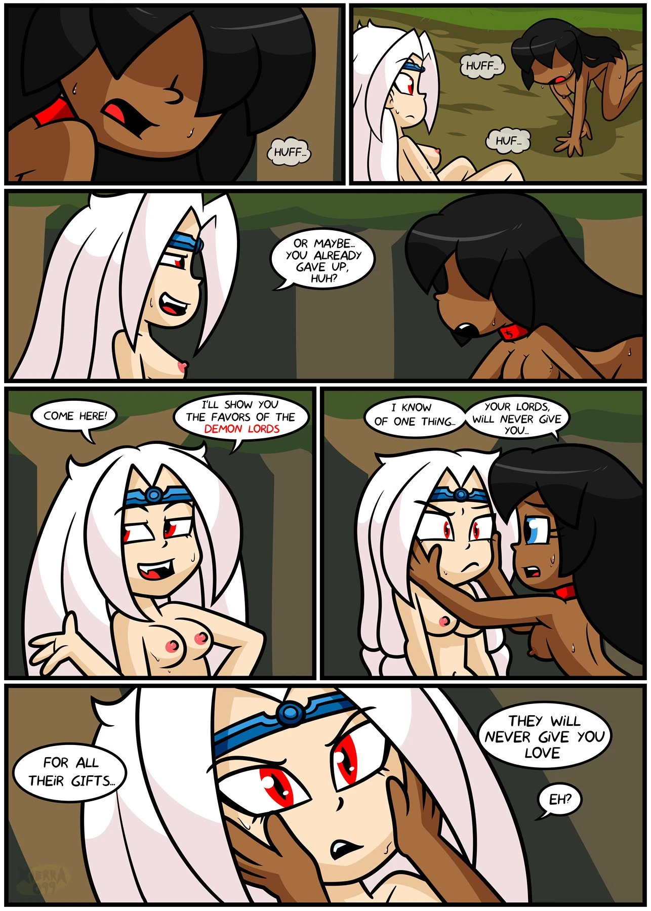 Bright Darkness - The Priestess And The Witch porn comic picture 16