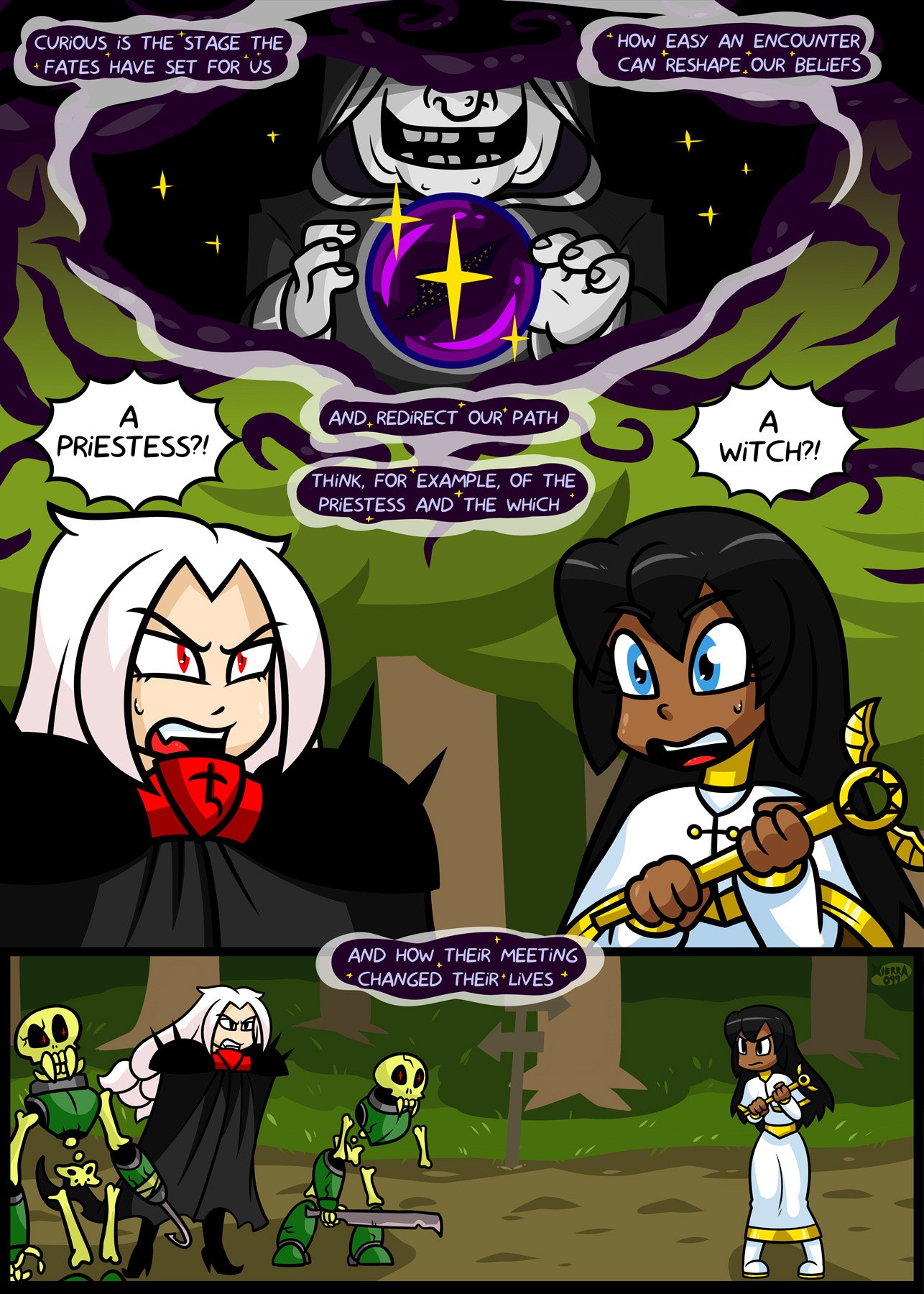 Bright Darkness - The Priestess And The Witch porn comic picture 2