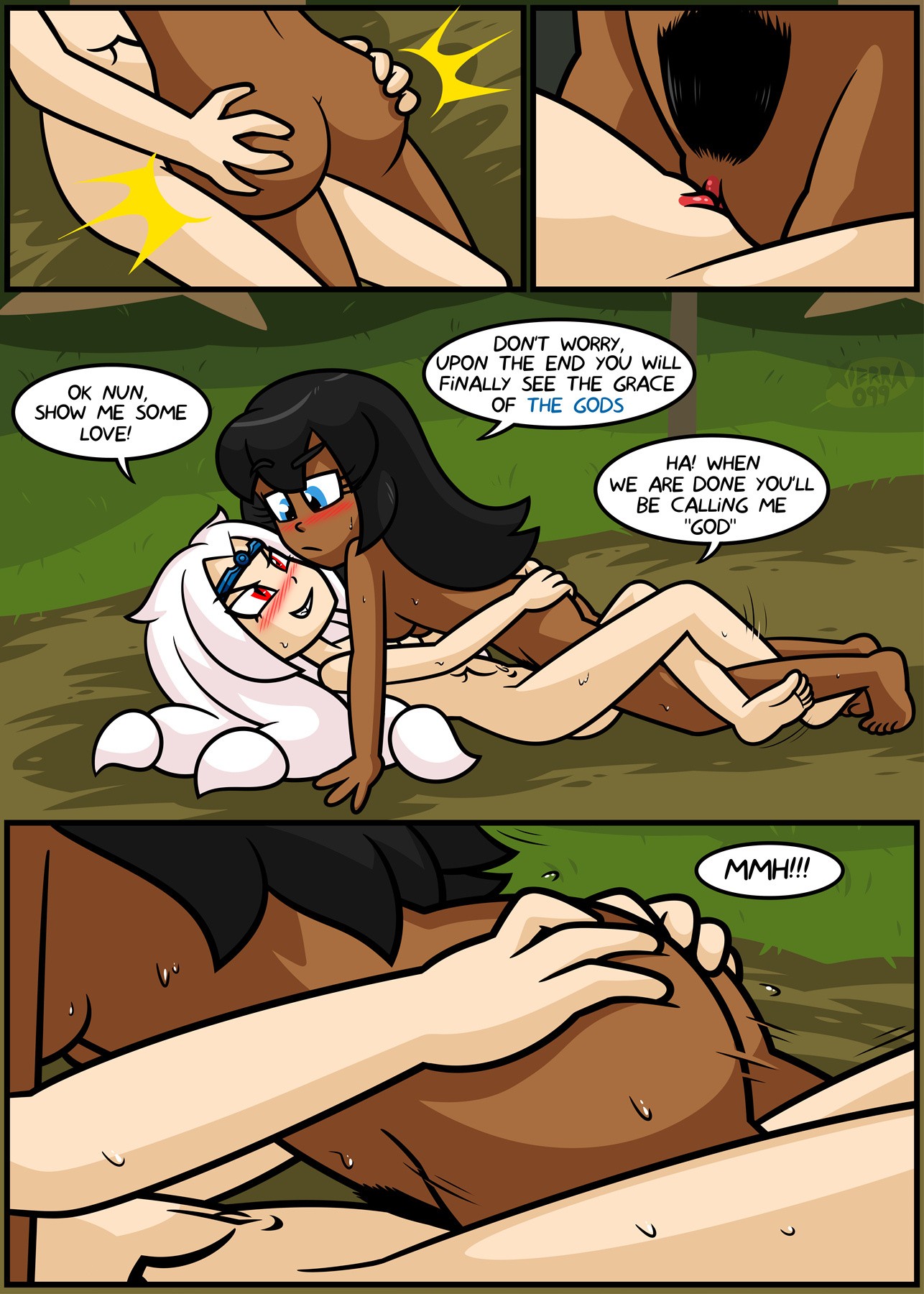 Bright Darkness - The Priestess And The Witch porn comic picture 20