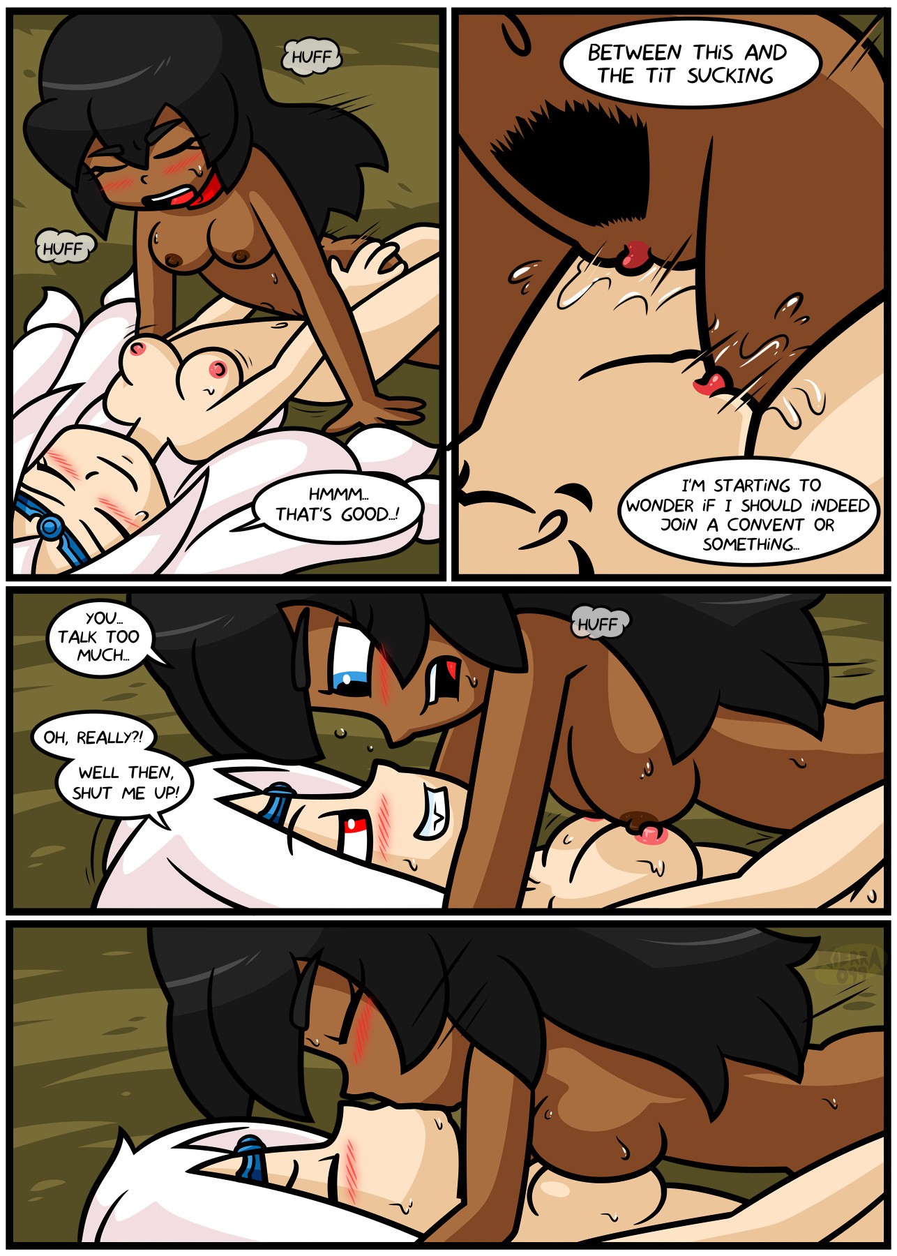 Bright Darkness - The Priestess And The Witch porn comic picture 21