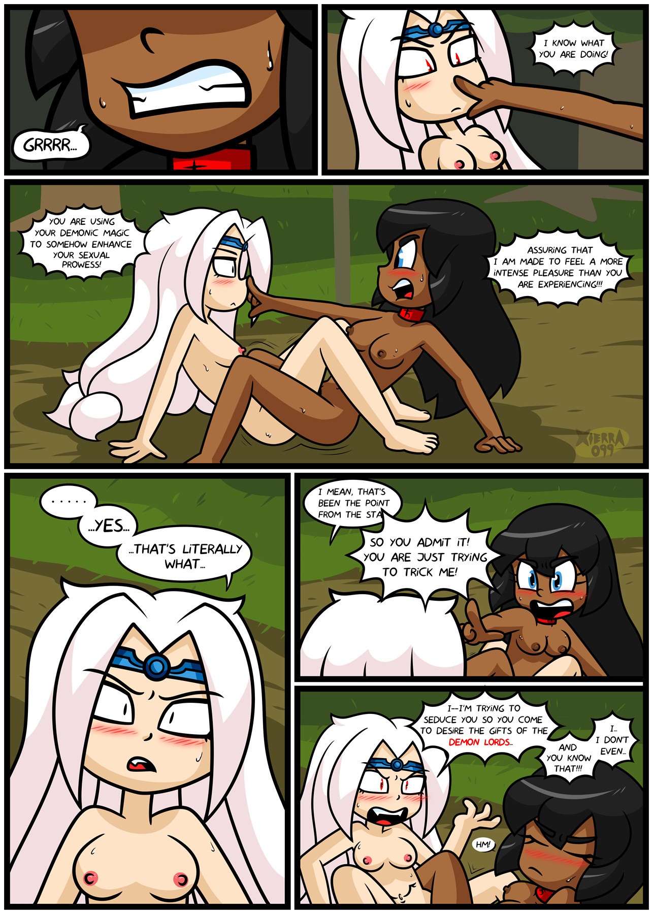 Bright Darkness - The Priestess And The Witch porn comic picture 24