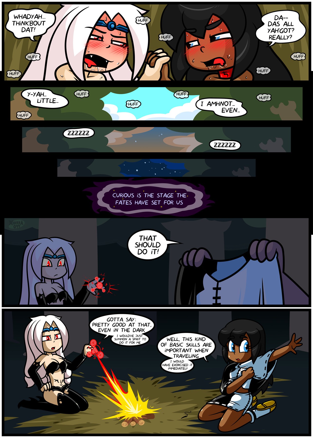 Bright Darkness - The Priestess And The Witch porn comic picture 33