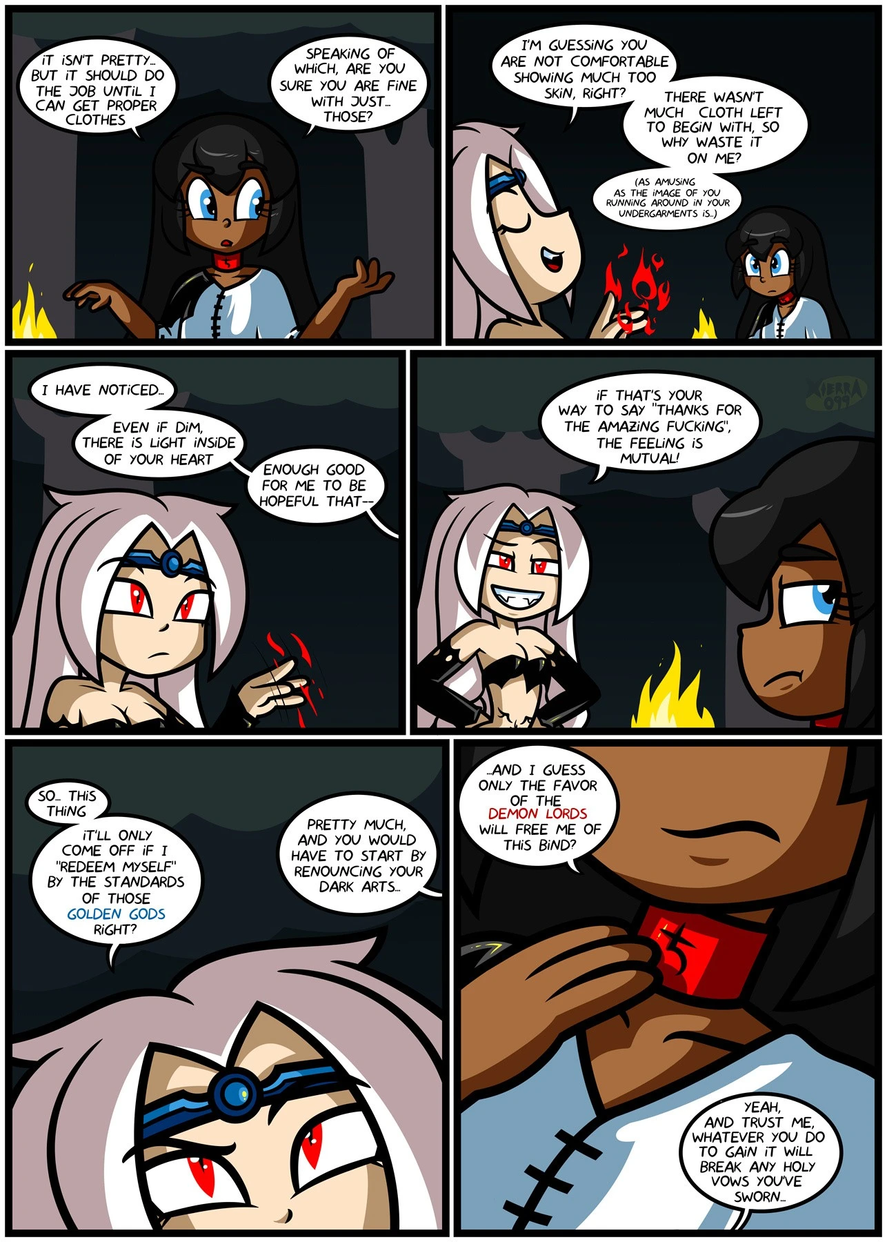Bright Darkness - The Priestess And The Witch porn comic picture 34