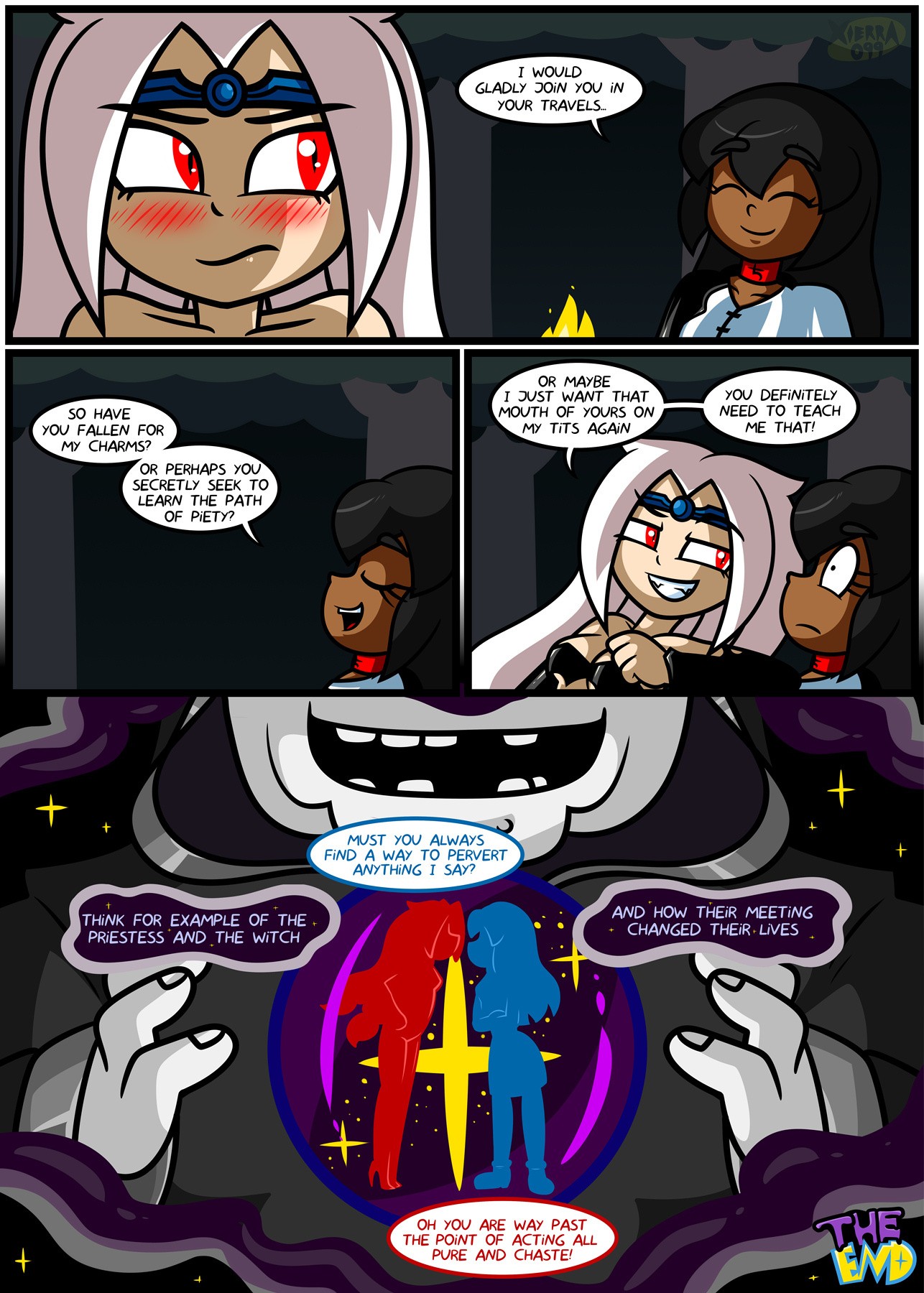 Bright Darkness - The Priestess And The Witch porn comic picture 36