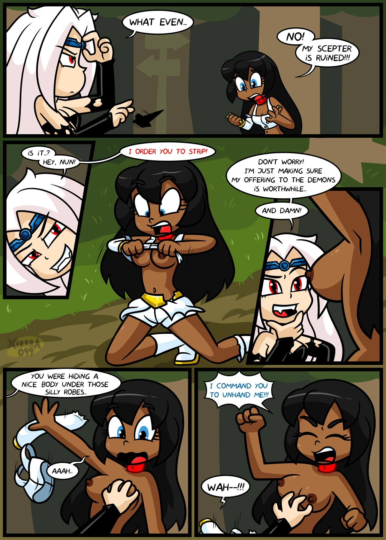 Bright Darkness - The Priestess And The Witch porn comic picture 6