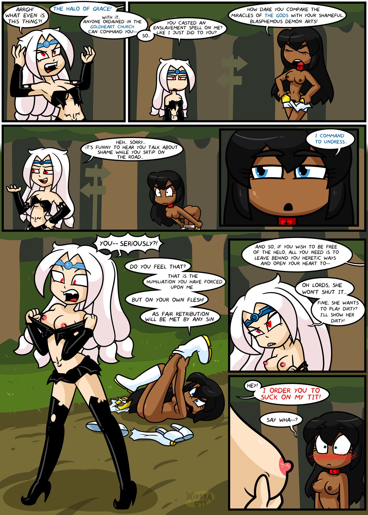 Bright Darkness - The Priestess And The Witch porn comic picture 7