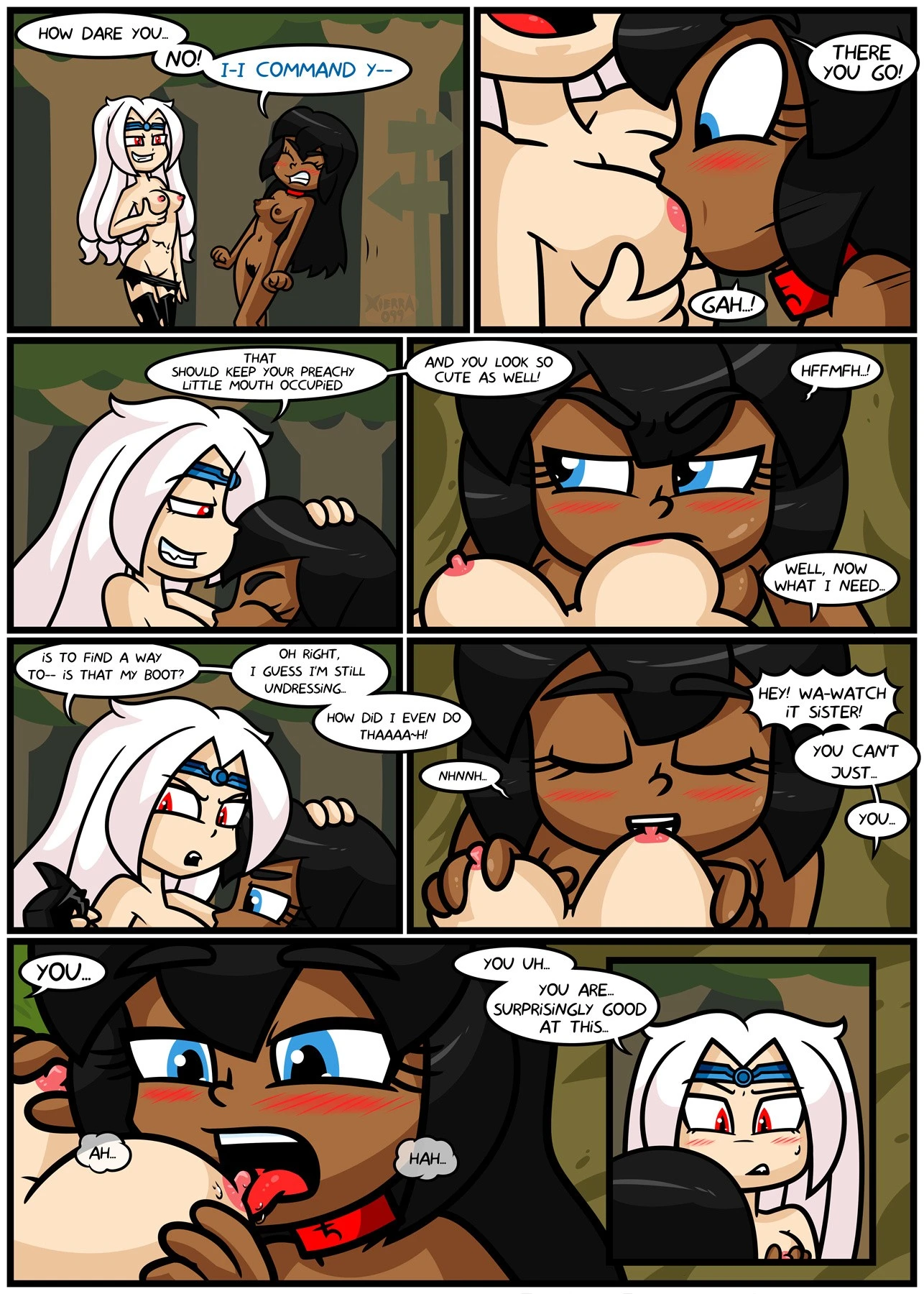 Bright Darkness - The Priestess And The Witch porn comic picture 8