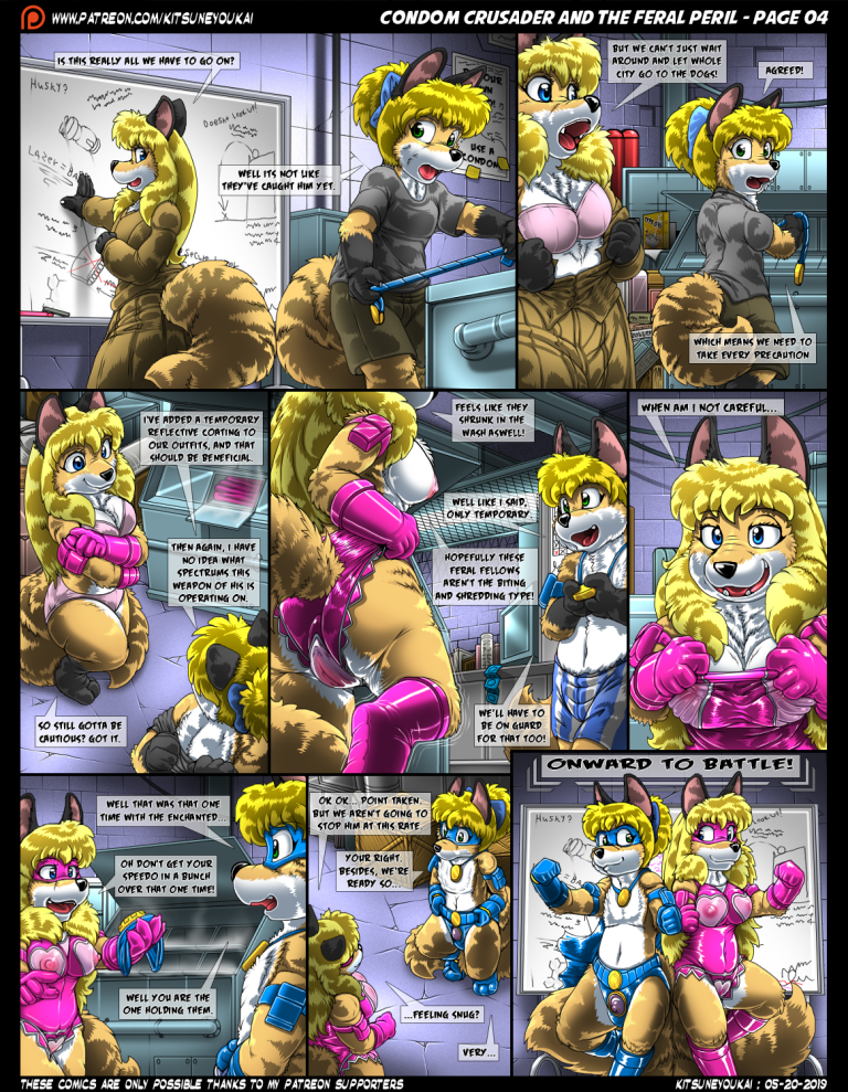 Condom Crusader and the Feral Peril porn comic picture 4