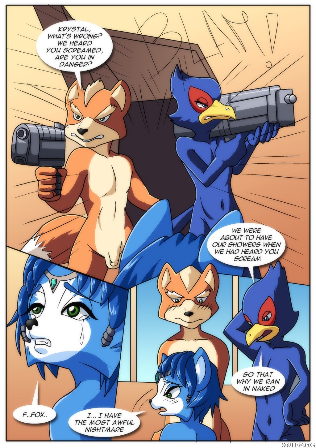 Crystal Fox porn comic picture 1