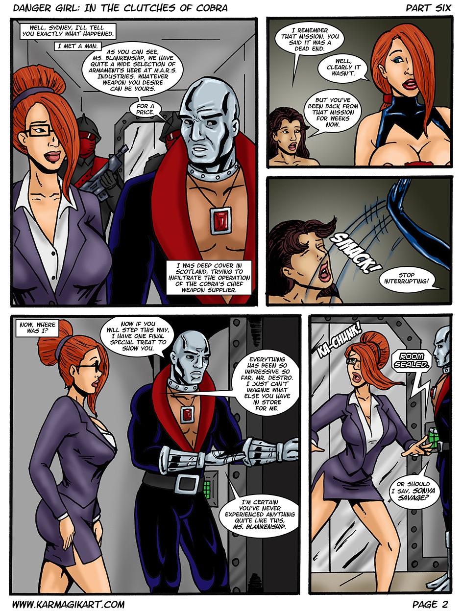 Danger Girl In the Clutches of Cobra porn comic picture 27