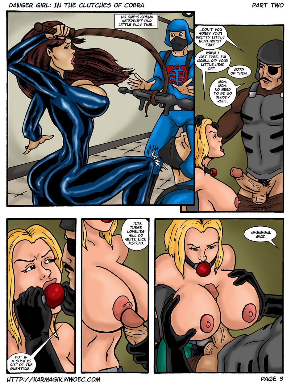 Danger Girl In the Clutches of Cobra porn comic picture 7
