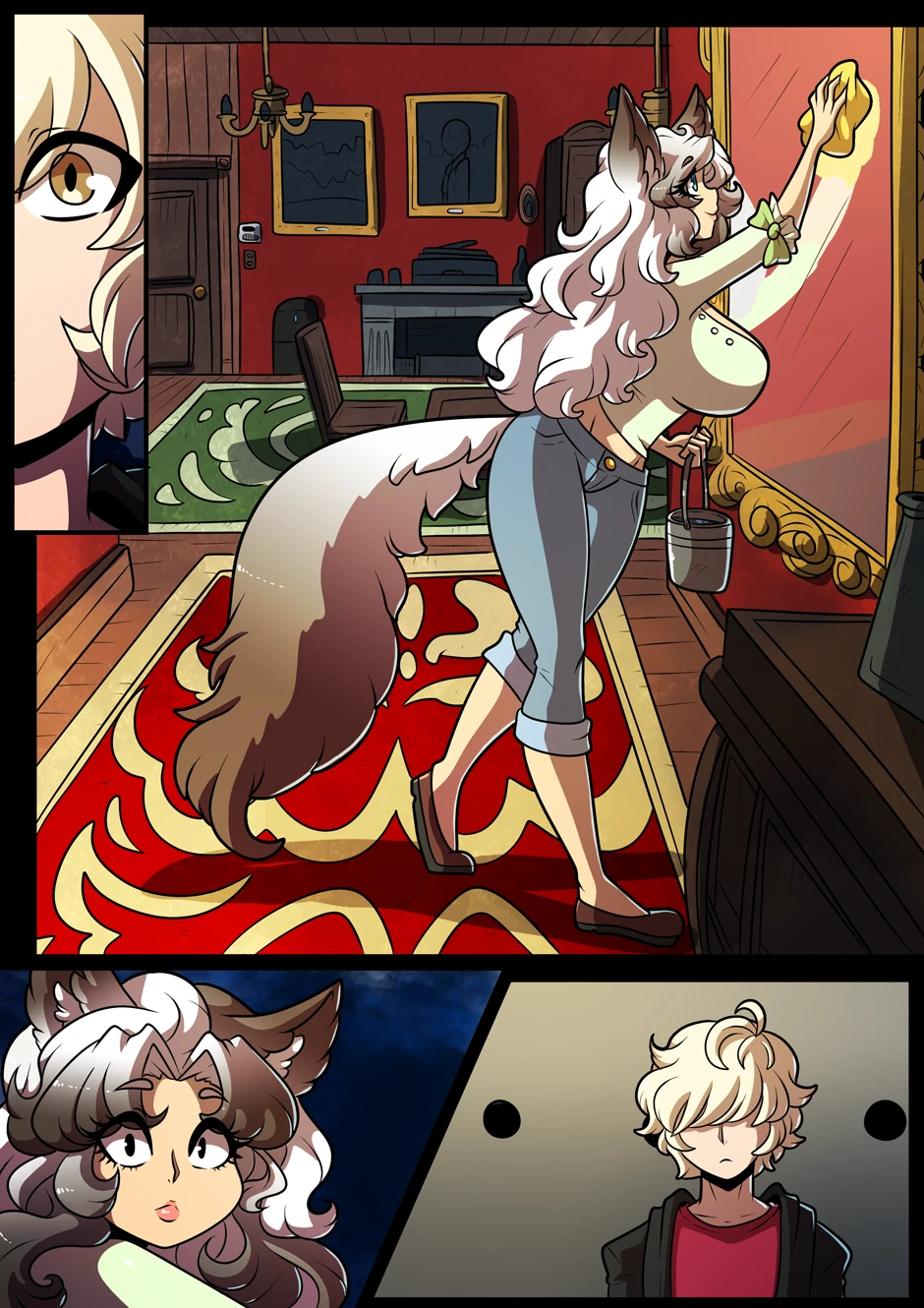 Feline Chateau porn comic picture 3