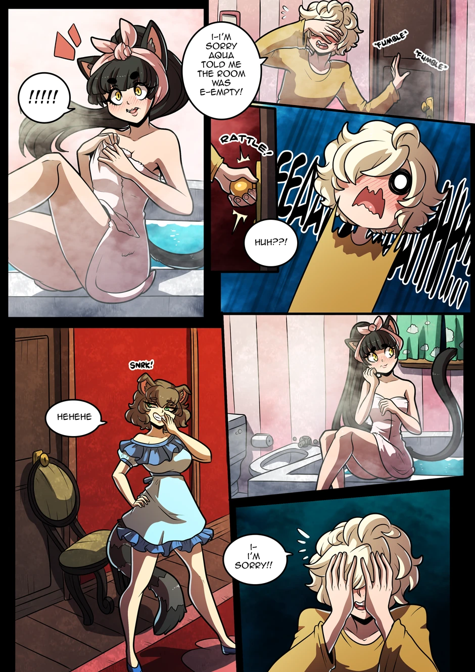Feline Chateau porn comic picture 42