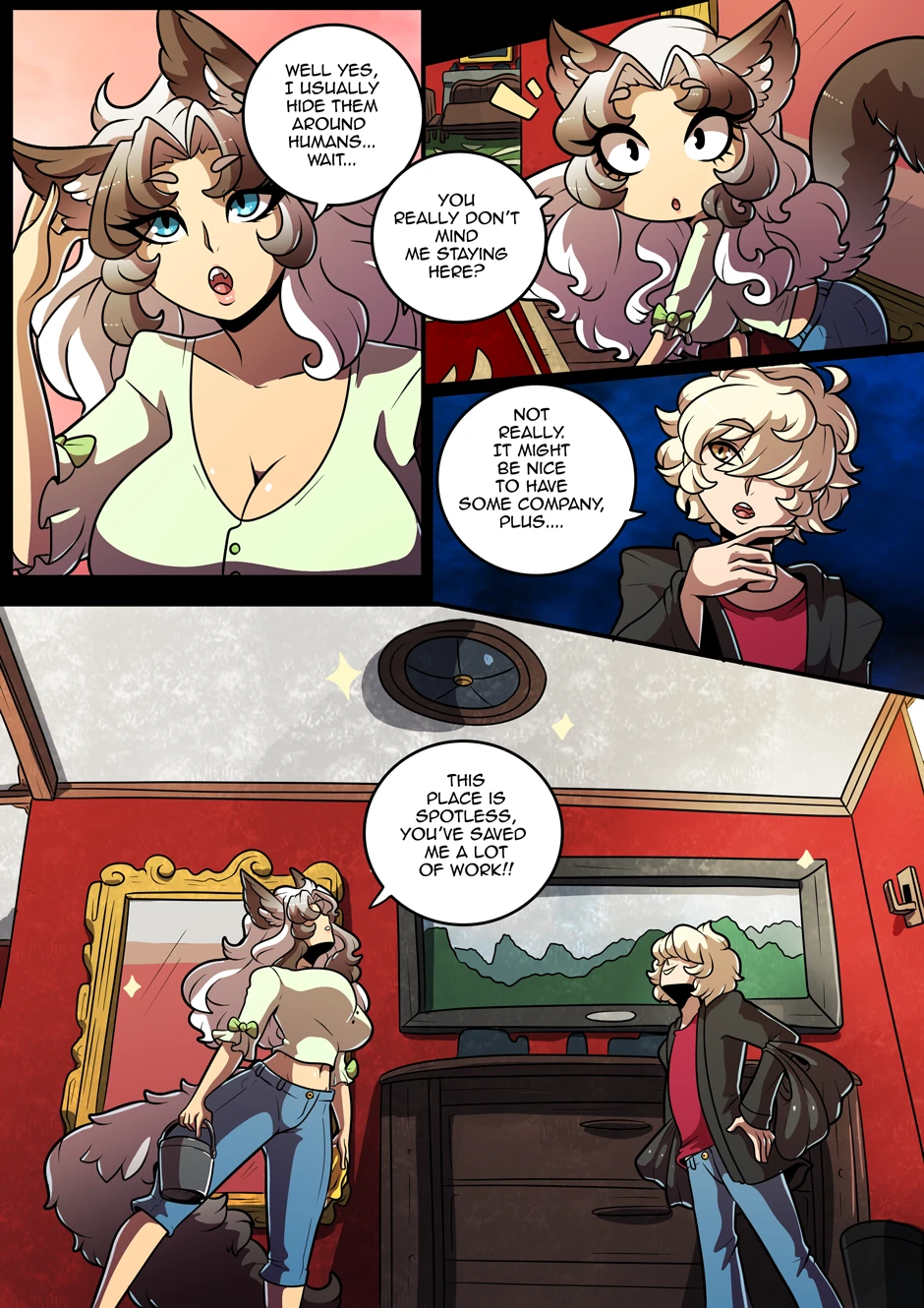 Feline Chateau porn comic picture 5