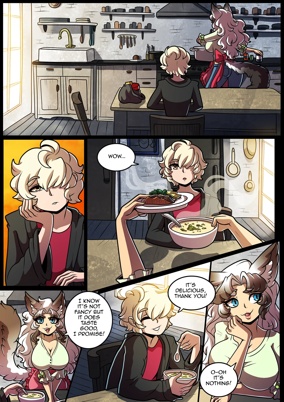 Feline Chateau porn comic picture 7