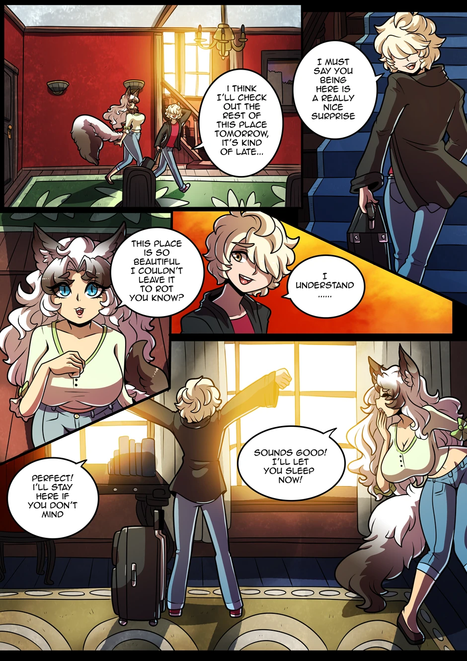 Feline Chateau porn comic picture 8